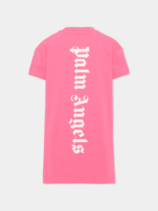 Vestito fucsia Palm Angels per bambina,Palm Angels,PGDB002S26JER001 044