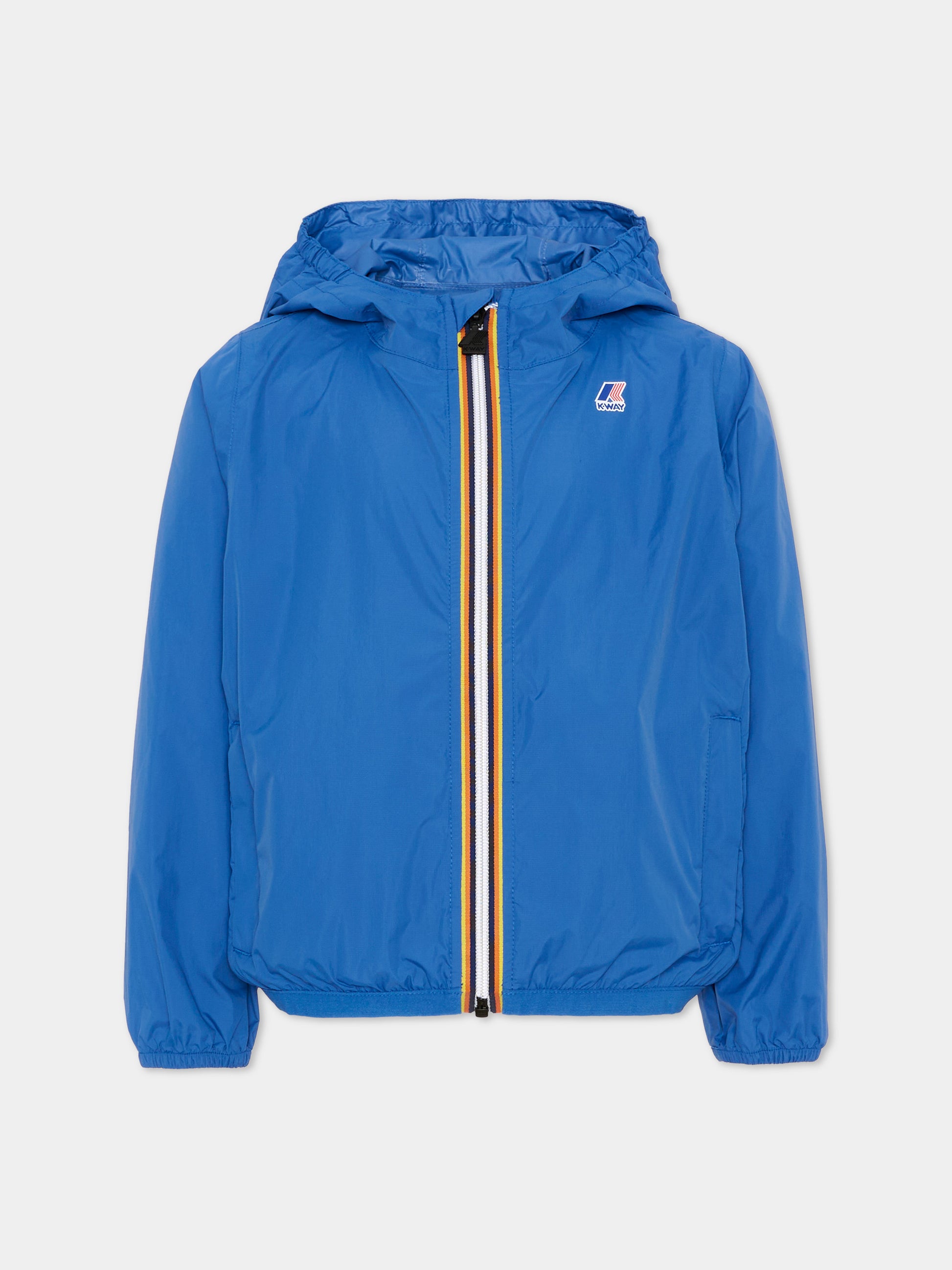 Giacche a vento blu per bambino,K-way,K61336W 063