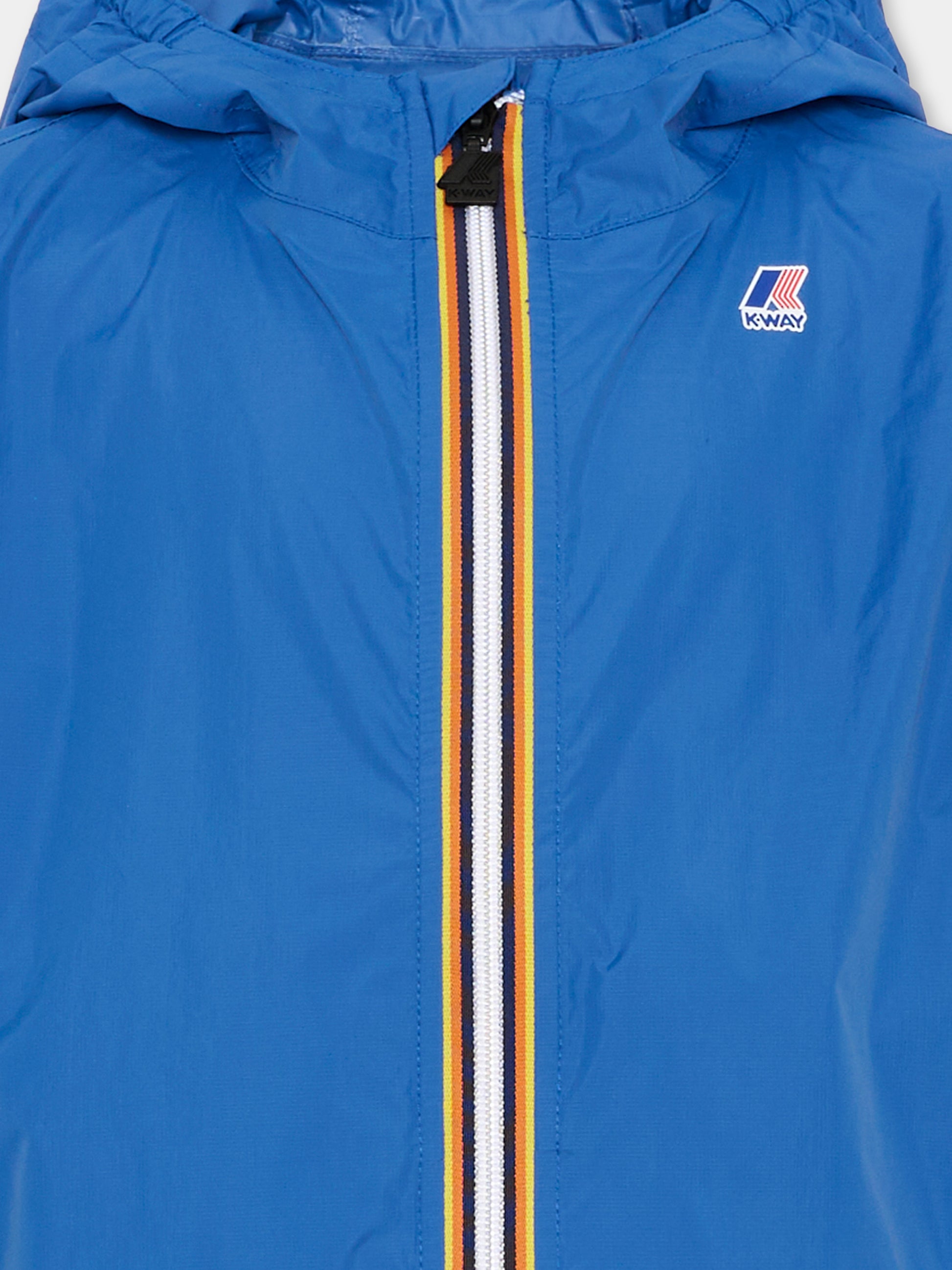 Giacche a vento blu per bambino,K-way,K61336W 063
