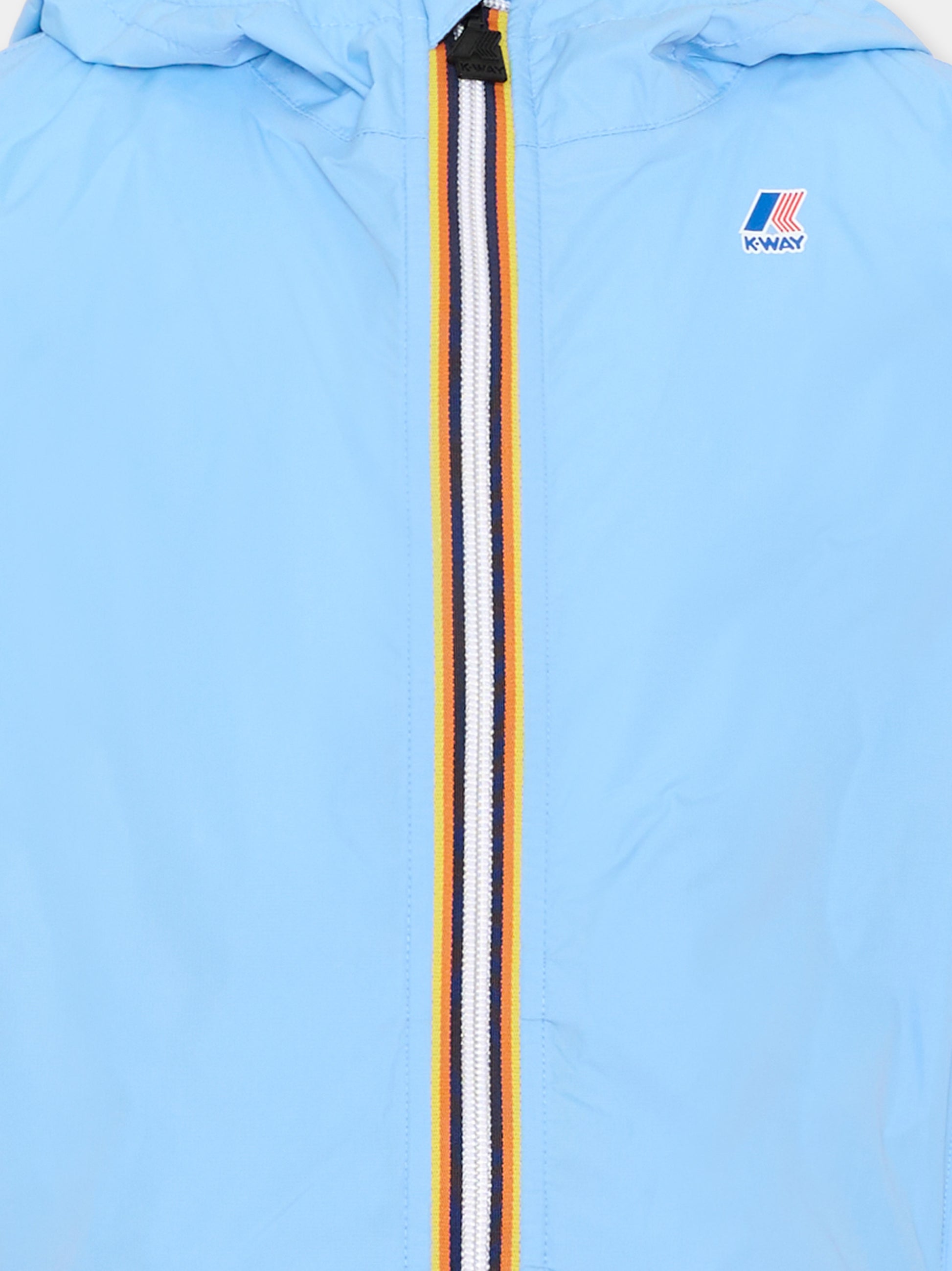 Giacche a vento celeste per bambino,K-way,K61336W 356