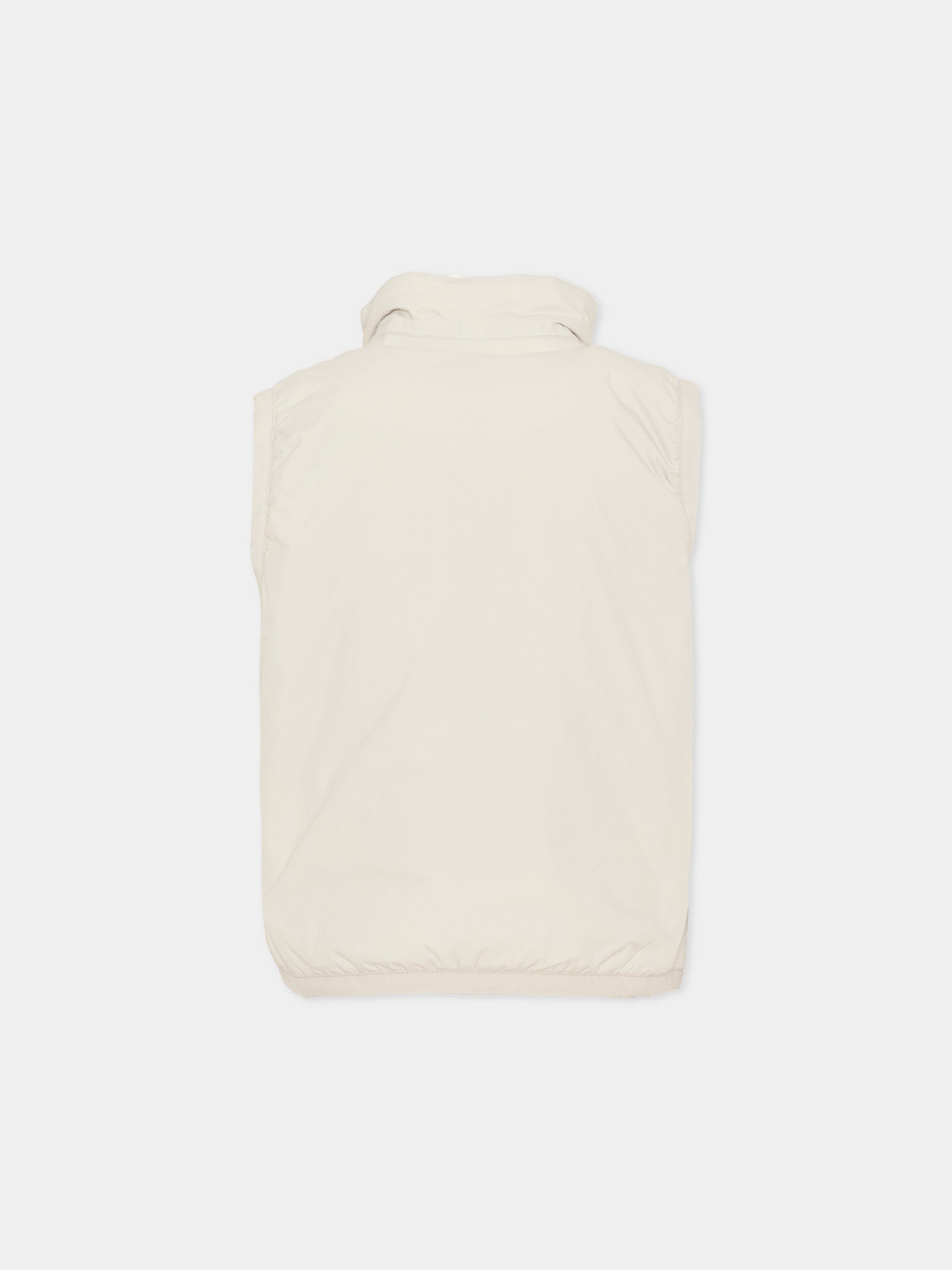 Gilet beige per bambini,K-way,K7141GW 634