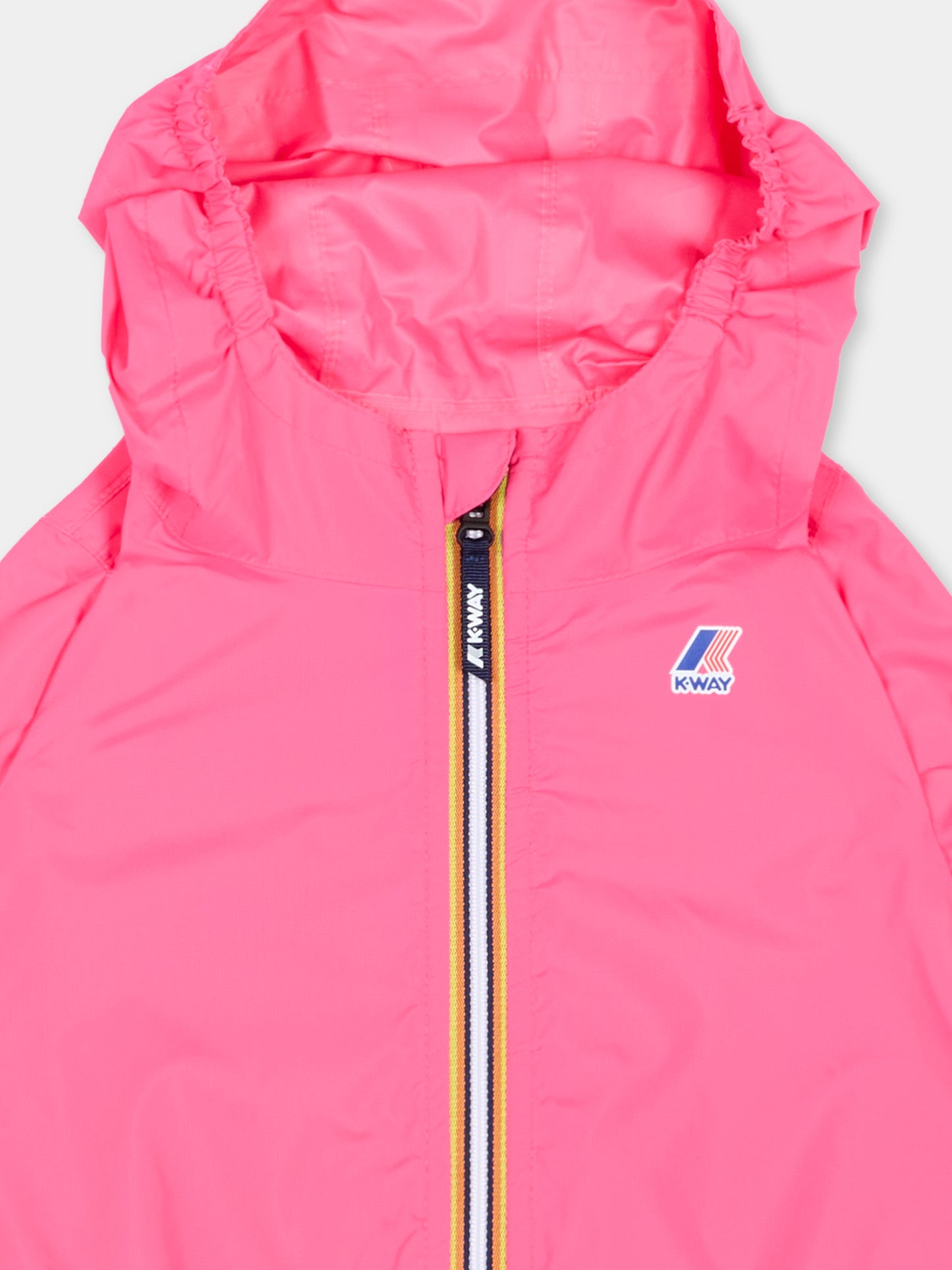 Giacche a vento fucsia per neonata,K-way,K2137XW X1B