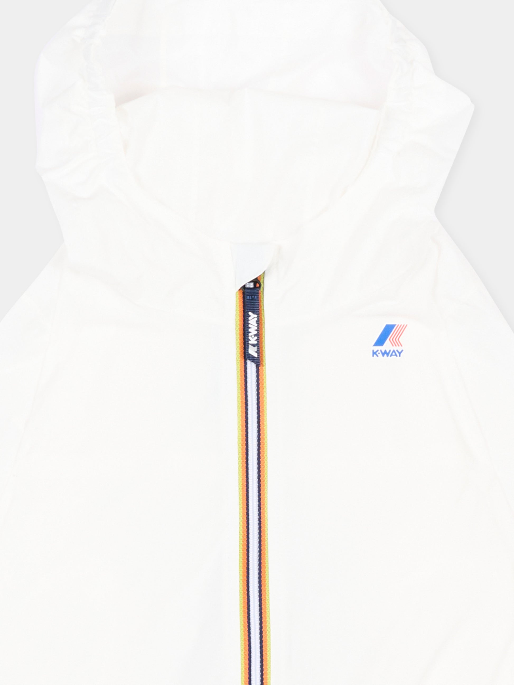 Giacche a vento bianca per neonati,K-way,K2137XW 001