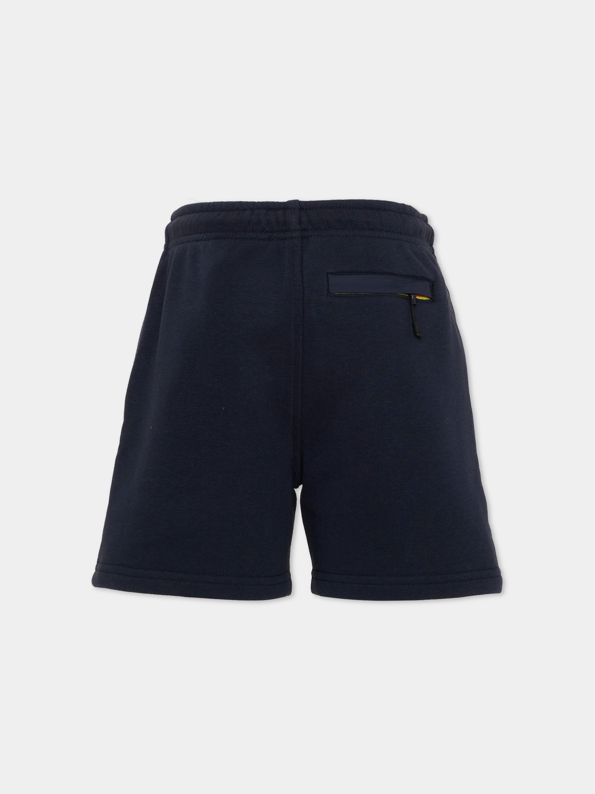 Shorts sportivi blu per bambini,K-way,K71434W K89