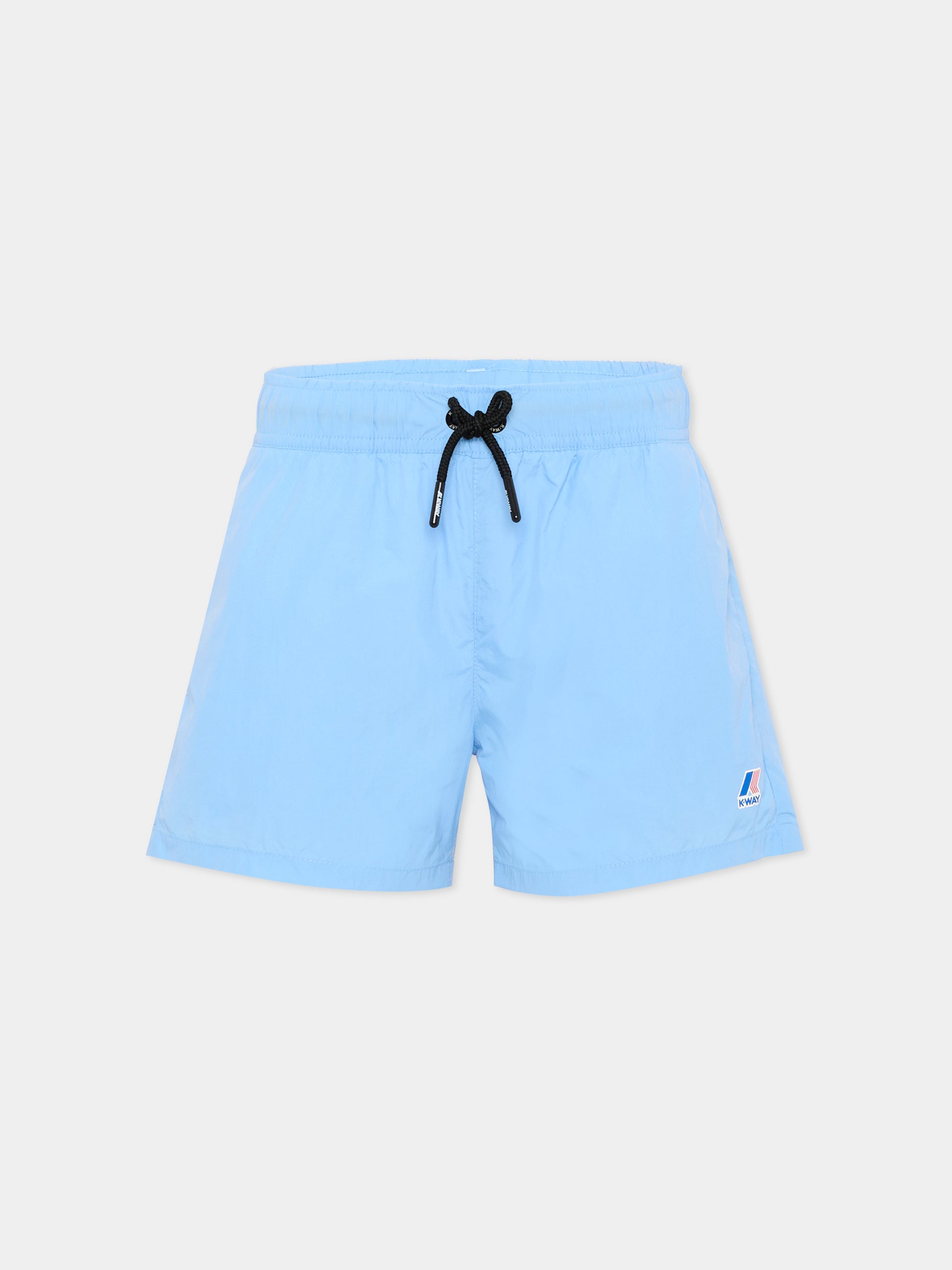 Boxer mare celeste per bambino,K-way,K3124YW 356