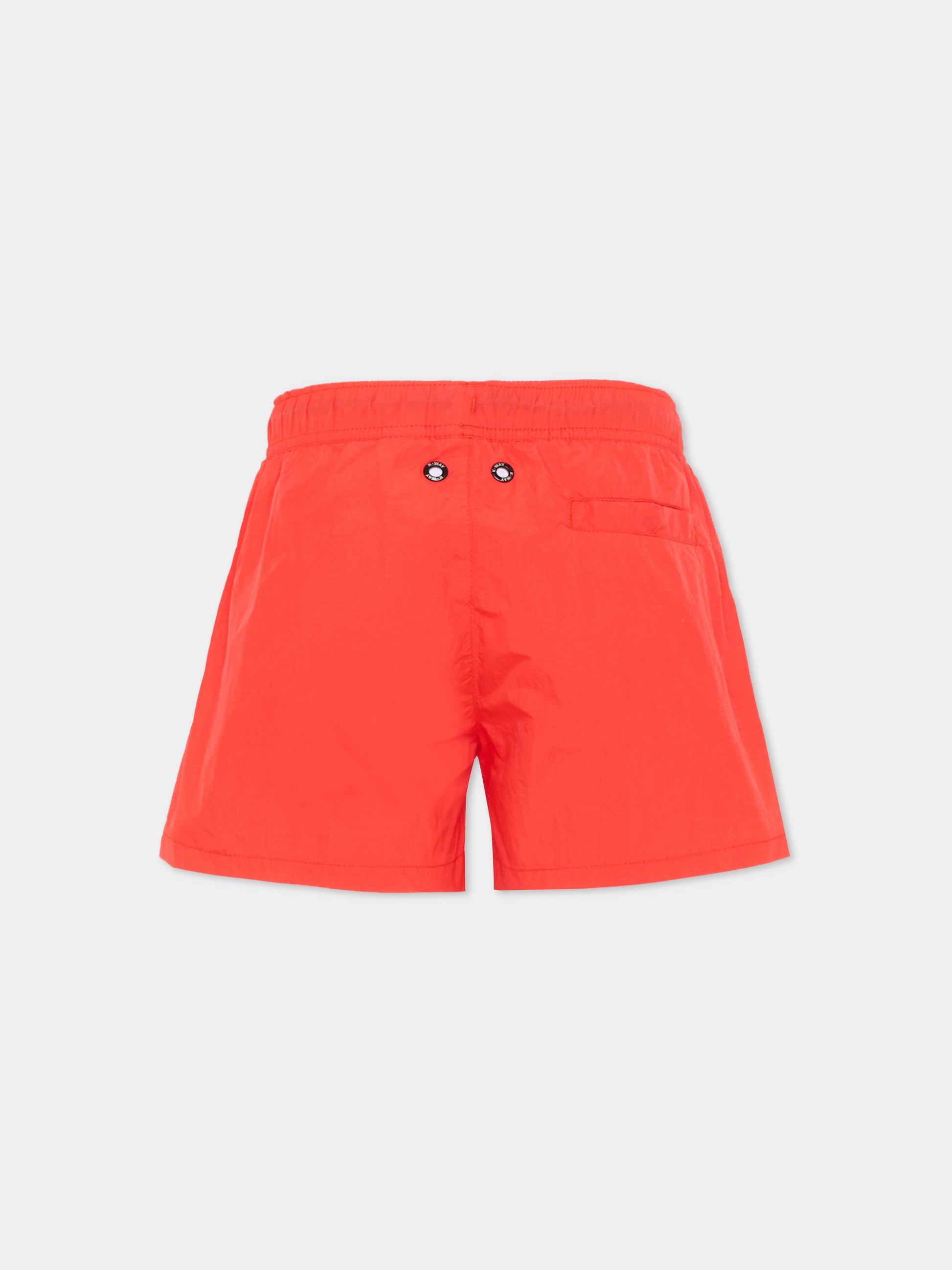 Boxer mare rosso per bambino,K-way,K3124YW B04
