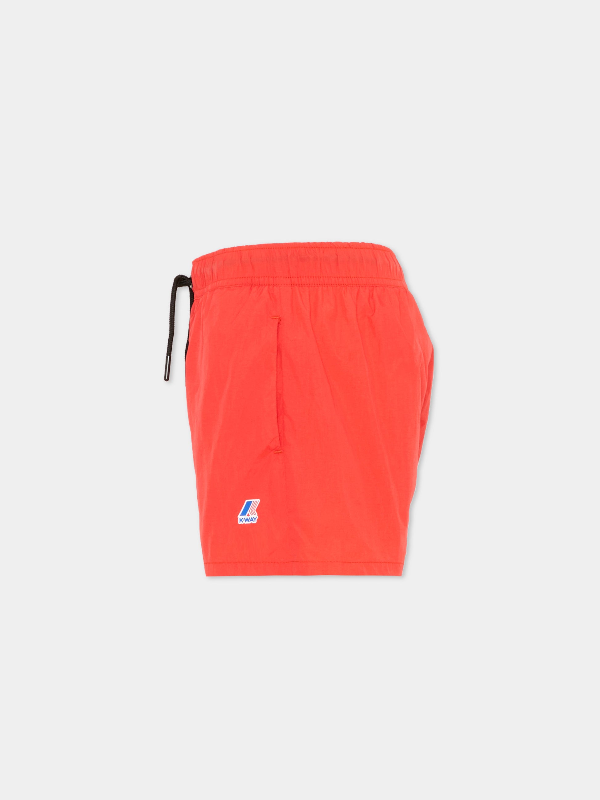 Boxer mare rosso per bambino,K-way,K3124YW B04