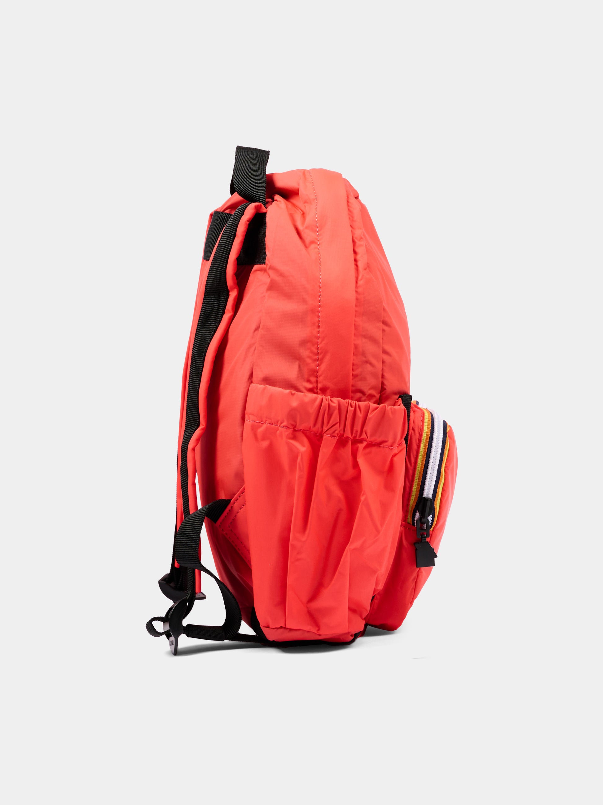 Zaino rosso per bambini con logo,K-way,K81421W B04