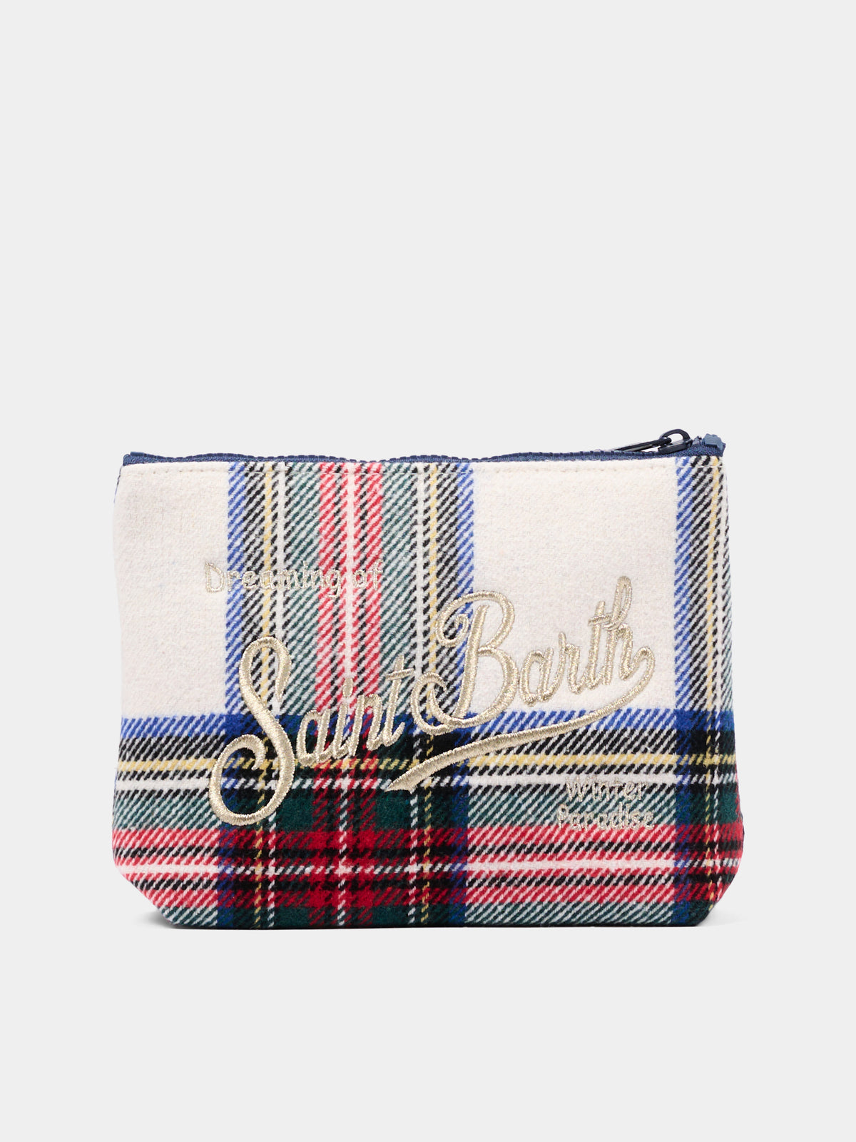 Pochette multicolor per bambina tartan,Mc2 Saint Barth,ALI0022 01816M
