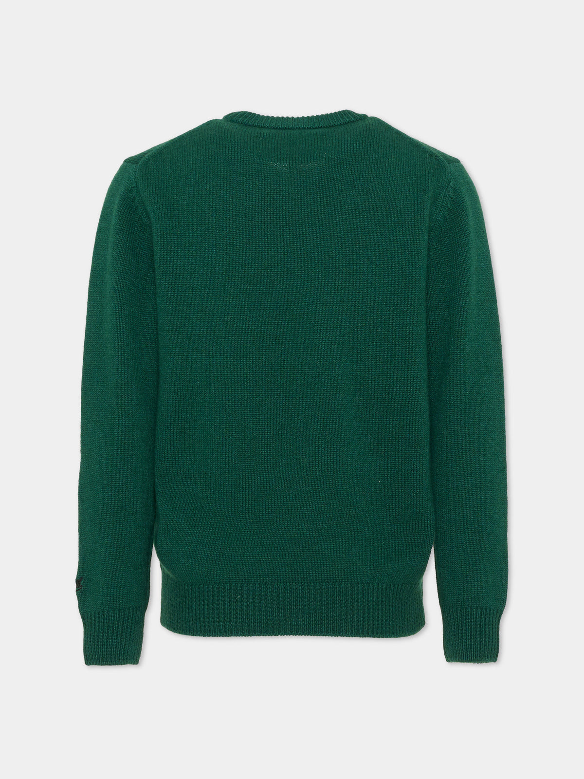 Maglione verde per bambino con Snoopy,Mc2 Saint Barth,DOU0001 00155M