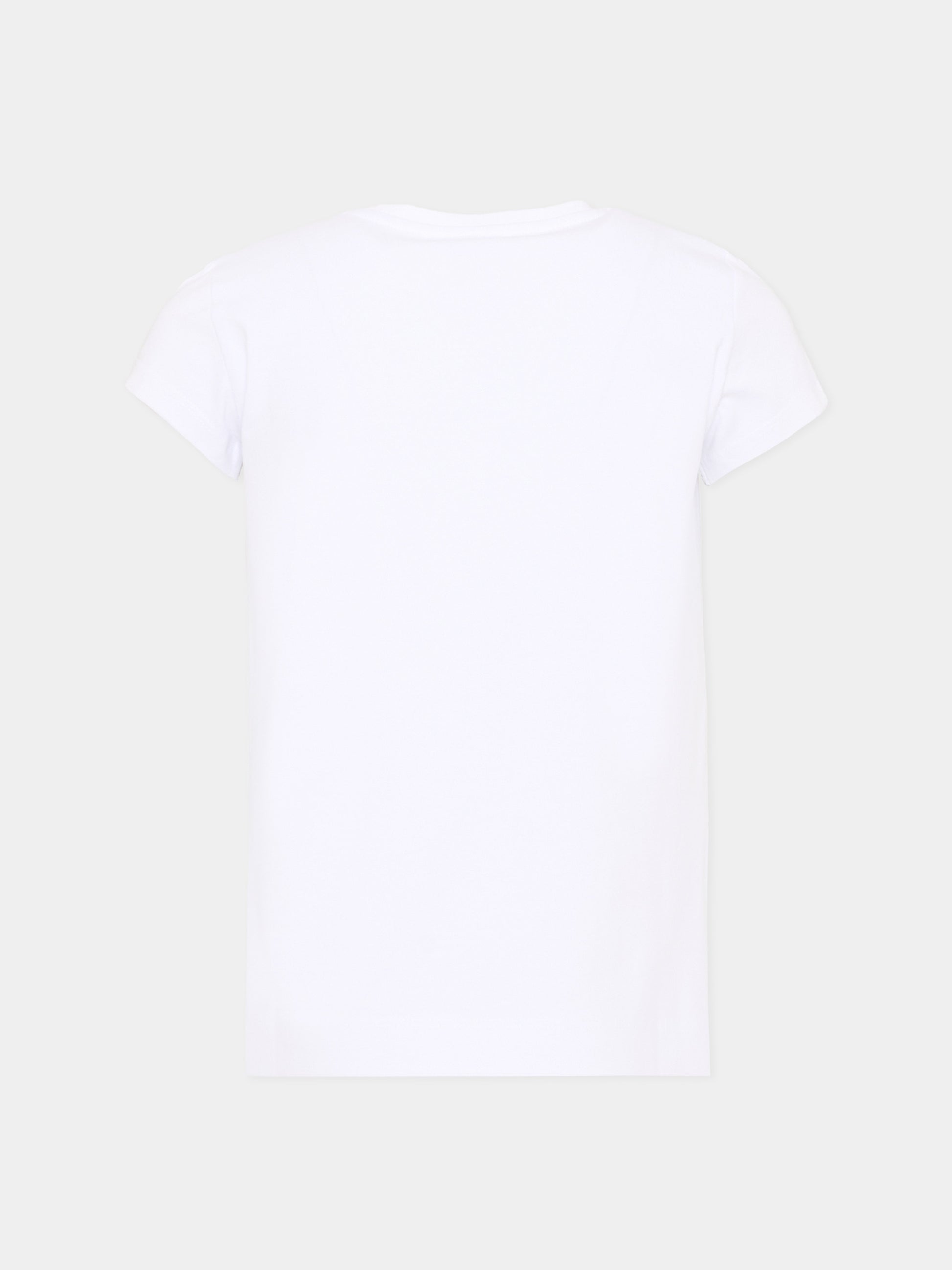 T-shirt bianca per bambina Disney,Monnalisa,11H632 8201 0099