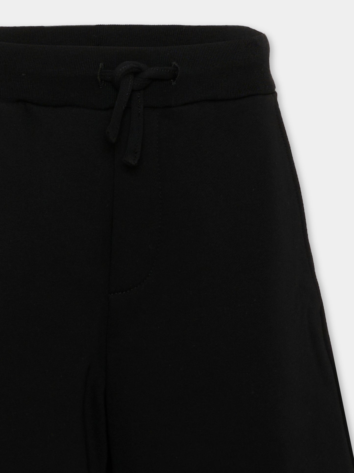 Shorts nero  per bambino con logo,Dsquared2,DQ2930 D0094 DQ900