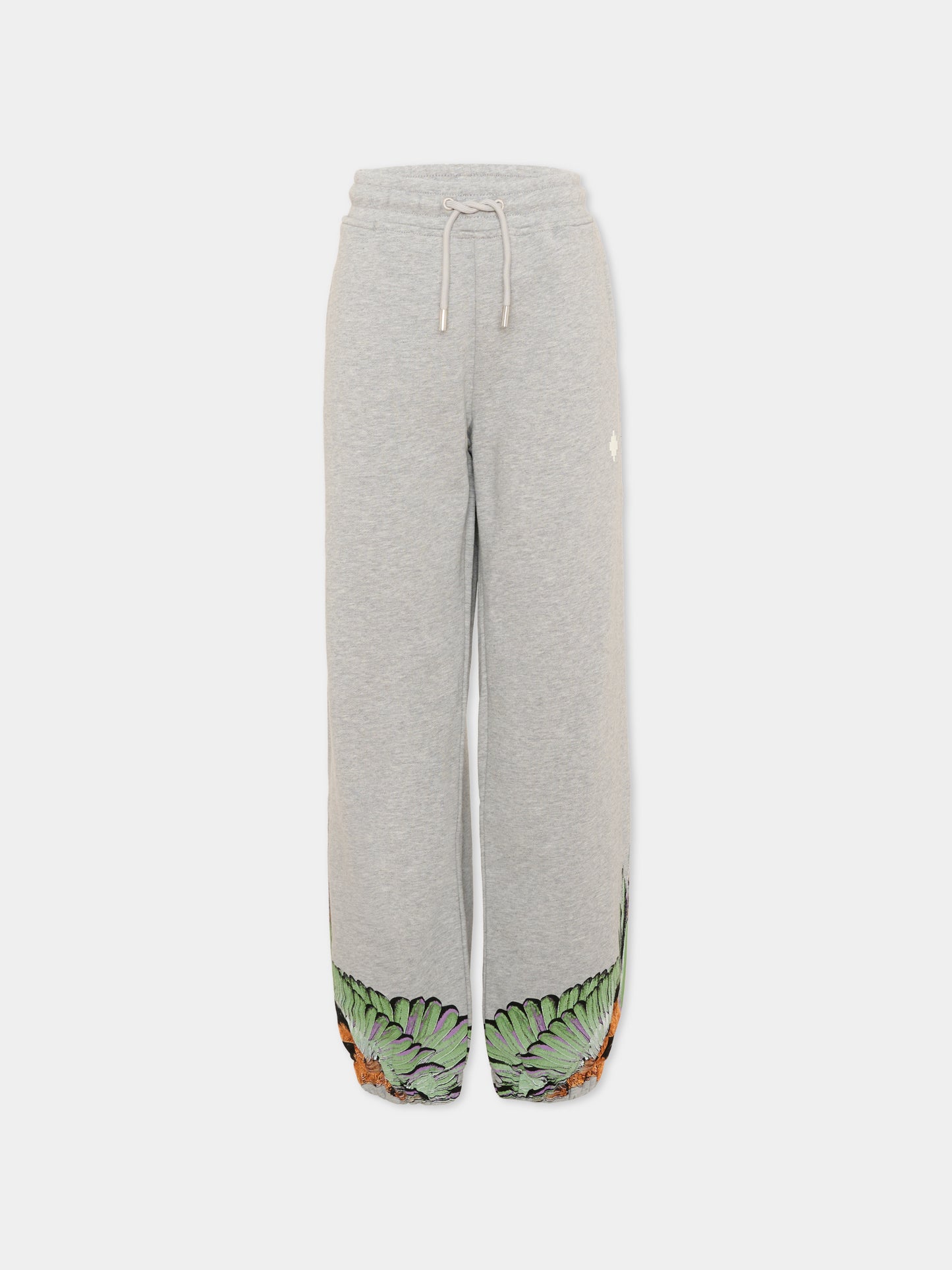 Pantalone sportivo grigio per bambino con ali,County Of Milan Kids,F5CMJBFP066 101