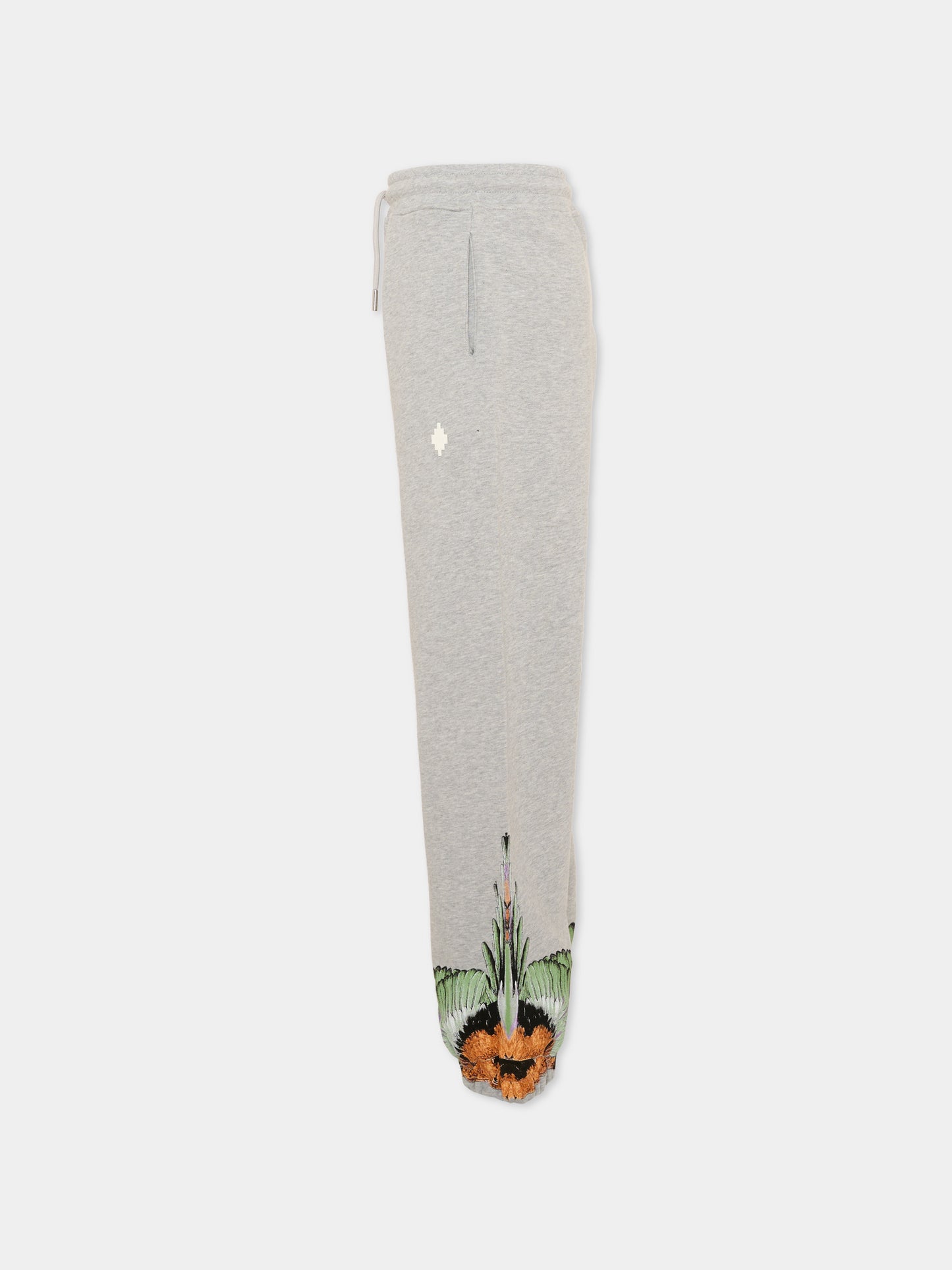 Pantalone sportivo grigio per bambino con ali,County Of Milan Kids,F5CMJBFP066 101