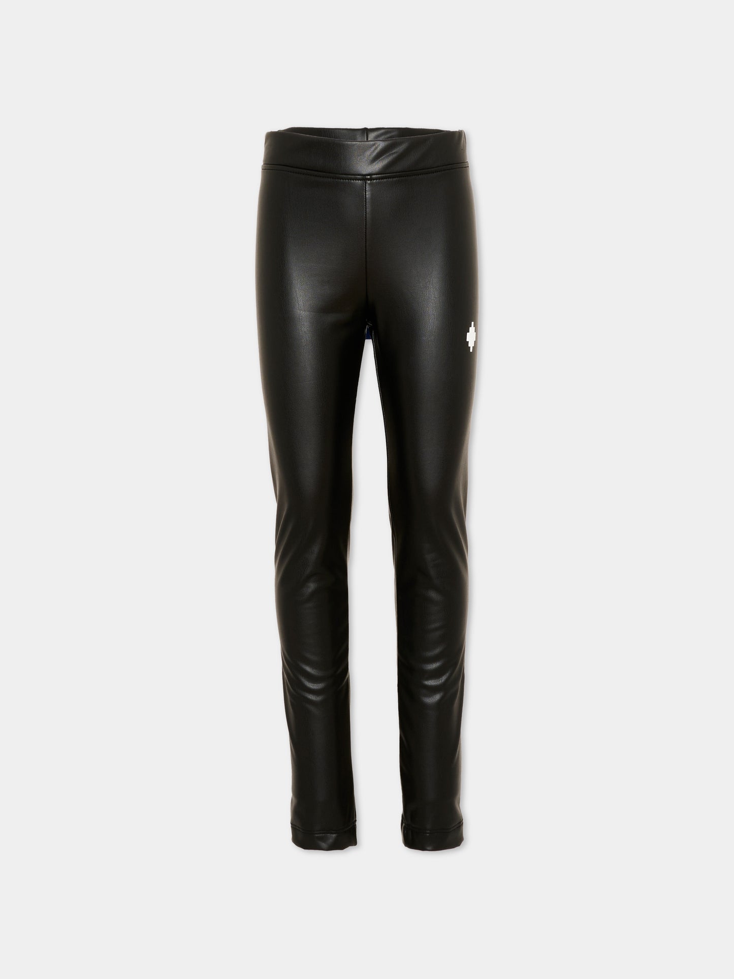 Leggings nero per bambina con logo,County Of Milan Kids,F5CMJGSW026 110