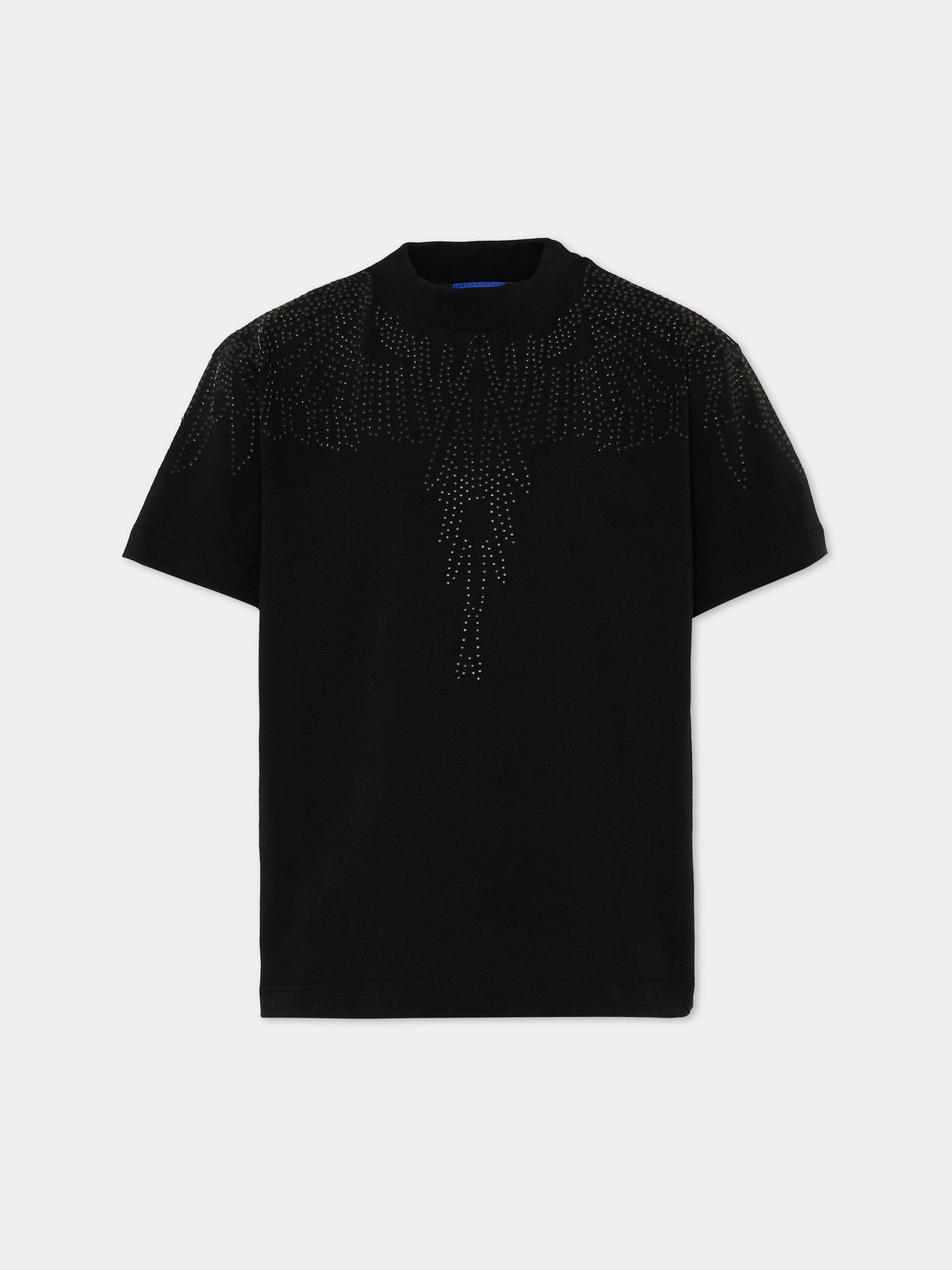 T-Shirt nera per bambina con ali,County Of Milan Kids,F5CMJGTH013 110