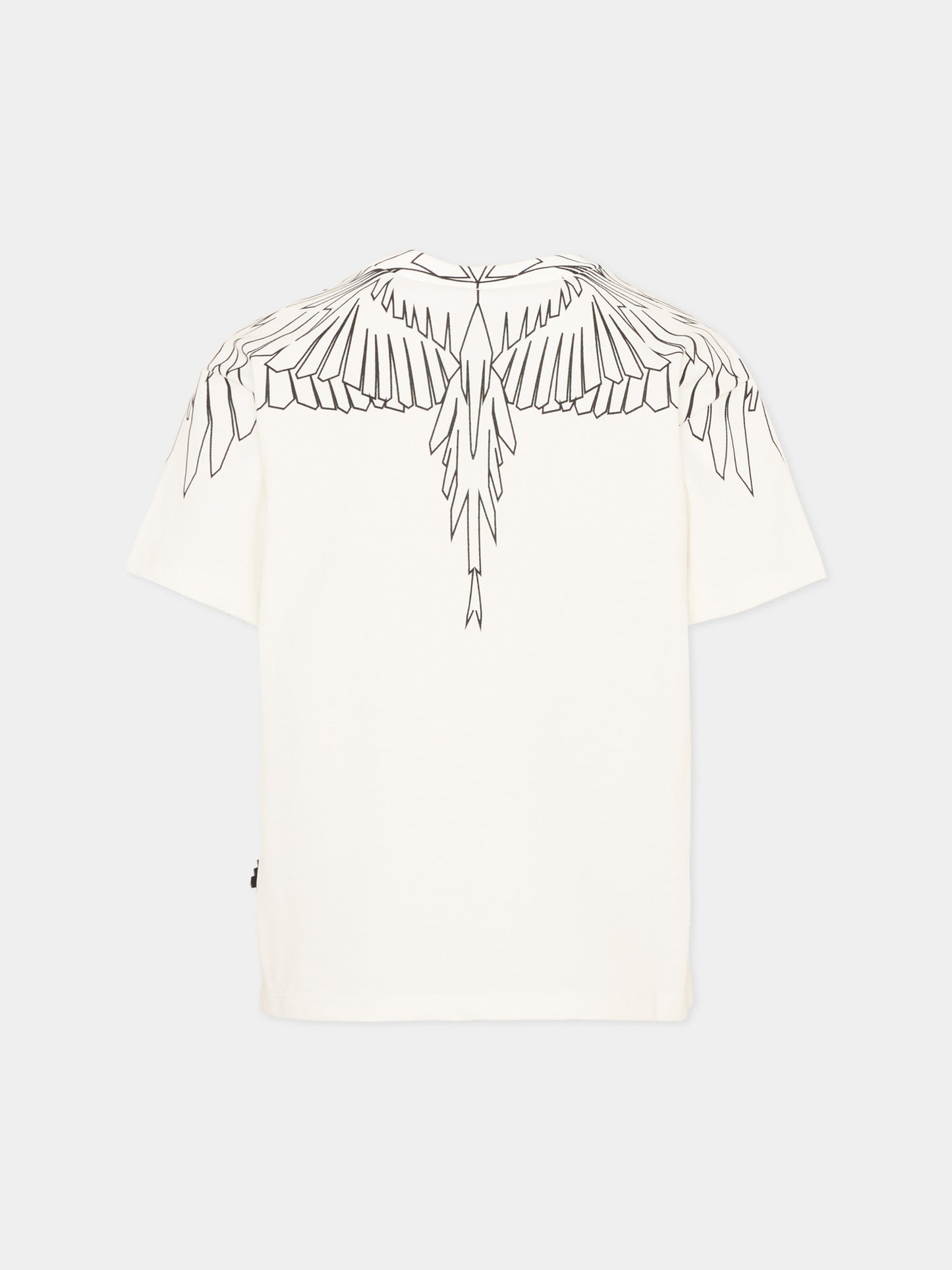 T-shirt avorio per bambina con ali,County Of Milan Kids,F5CMJGTH102 002