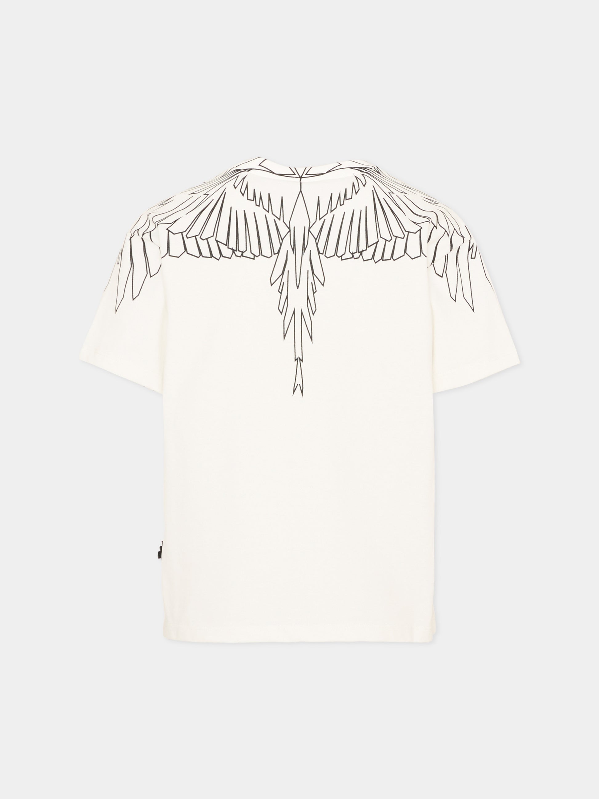 T-shirt avorio per bambina con ali,County Of Milan Kids,F5CMJGTH102 002
