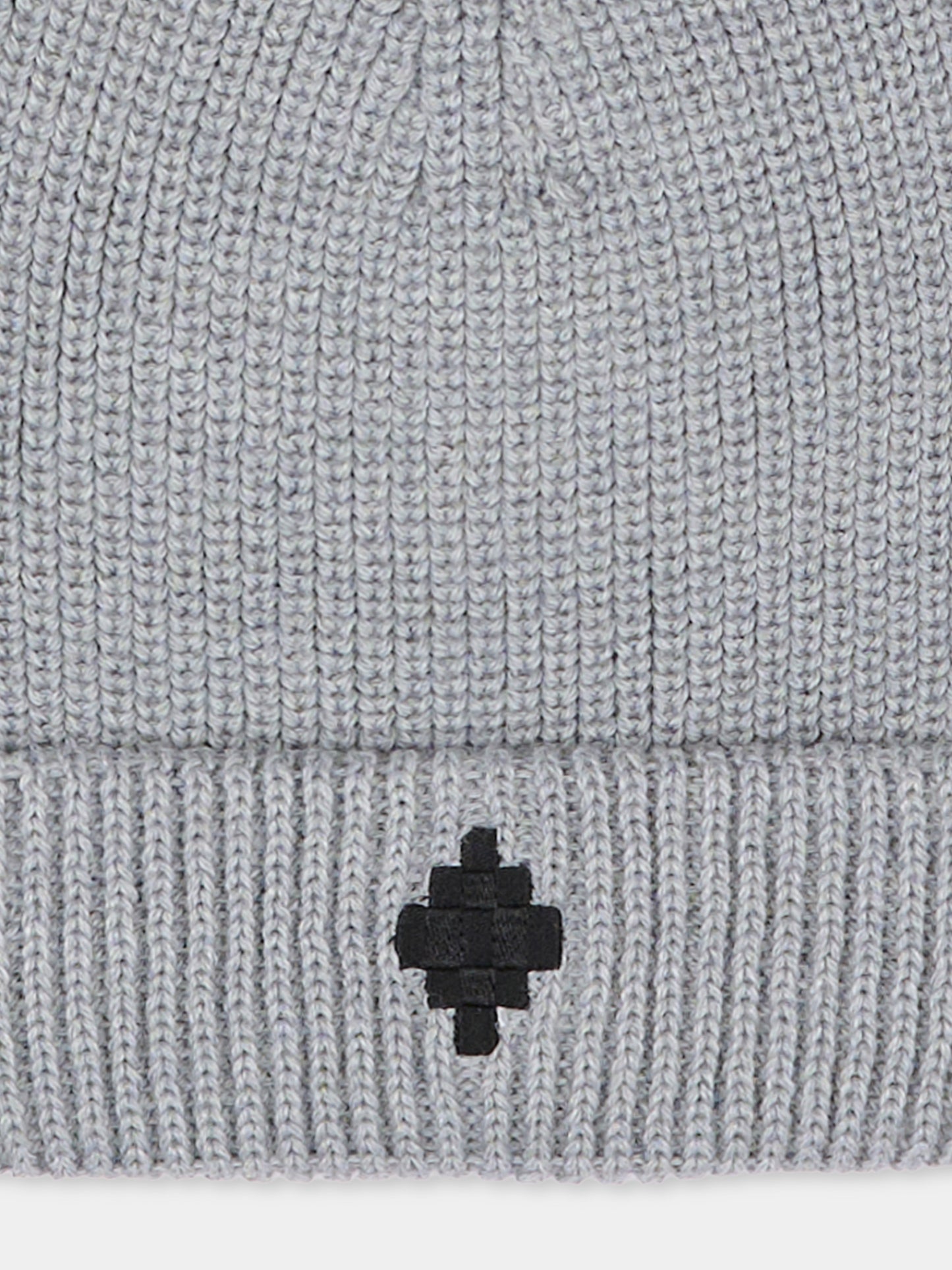 Berretto grigio per bambini con logo,County Of Milan Kids,F5CMJUHT036 101