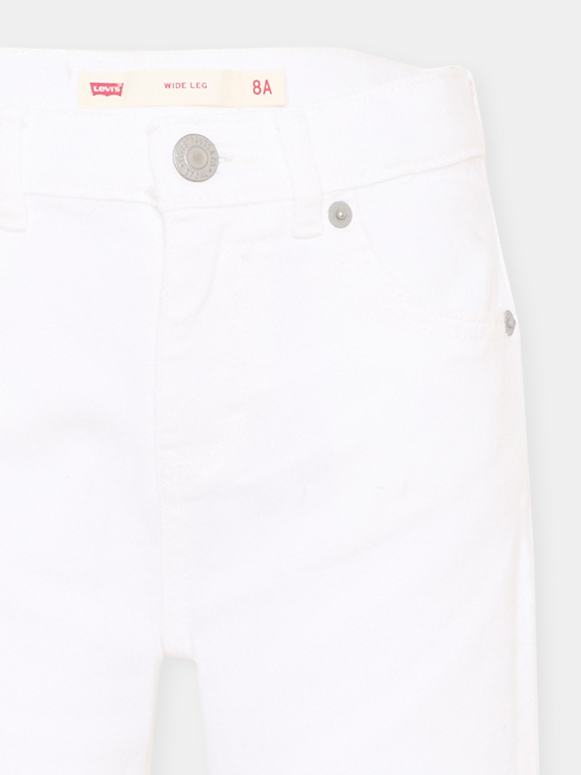 Jeans bianco per bambina,Levi's Kids,4EG381 W1T