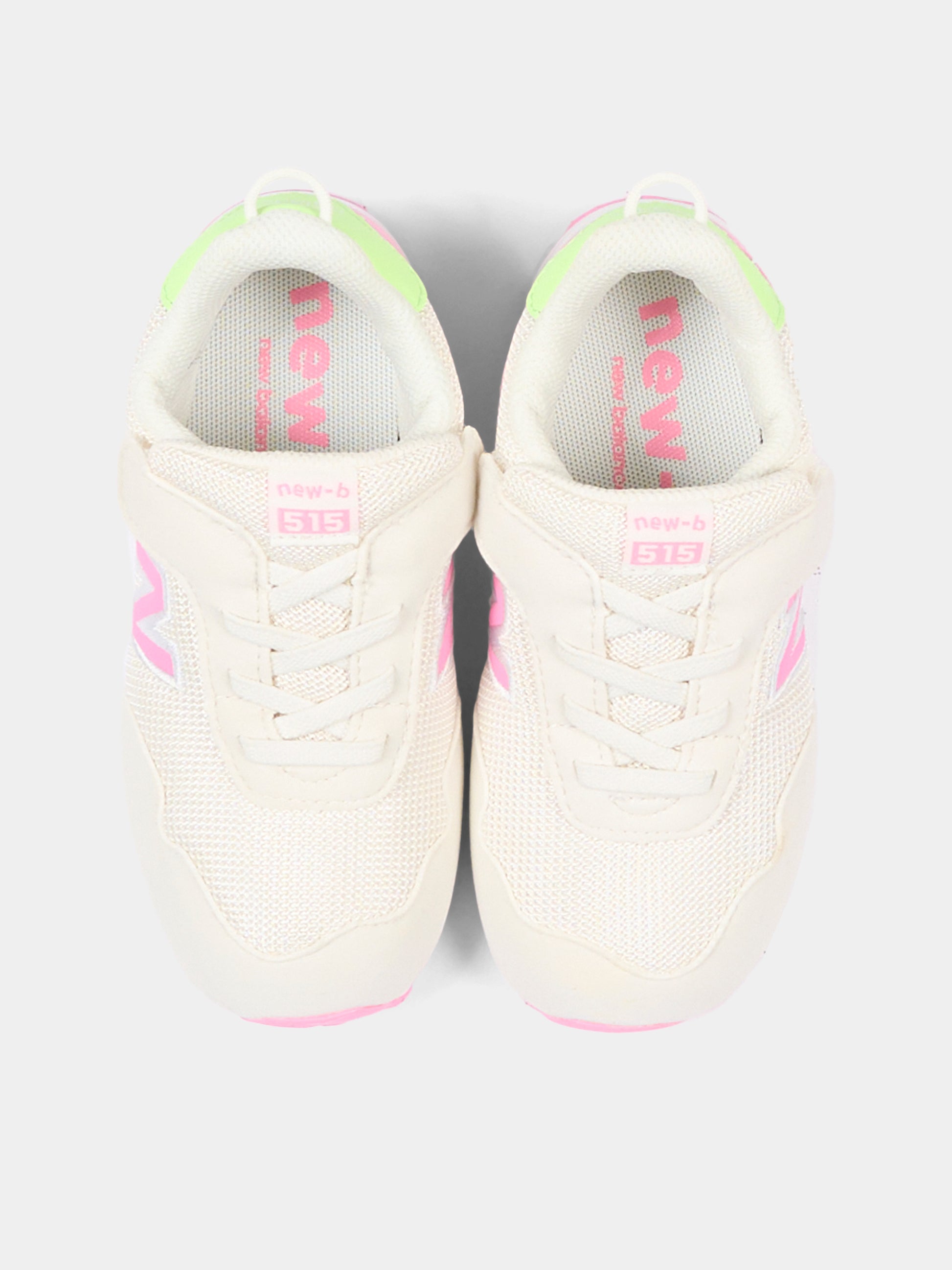 Sneakers bianche 515 per bambina,New Balance,NW515BC