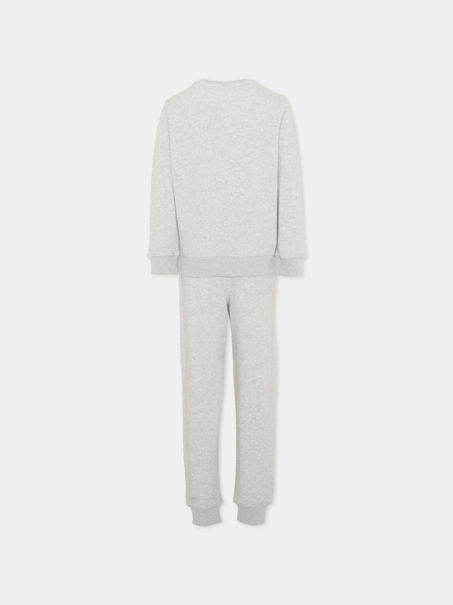 Completo sportivo grigio per bambino con logo,New Balance,LAKB0321 AGT