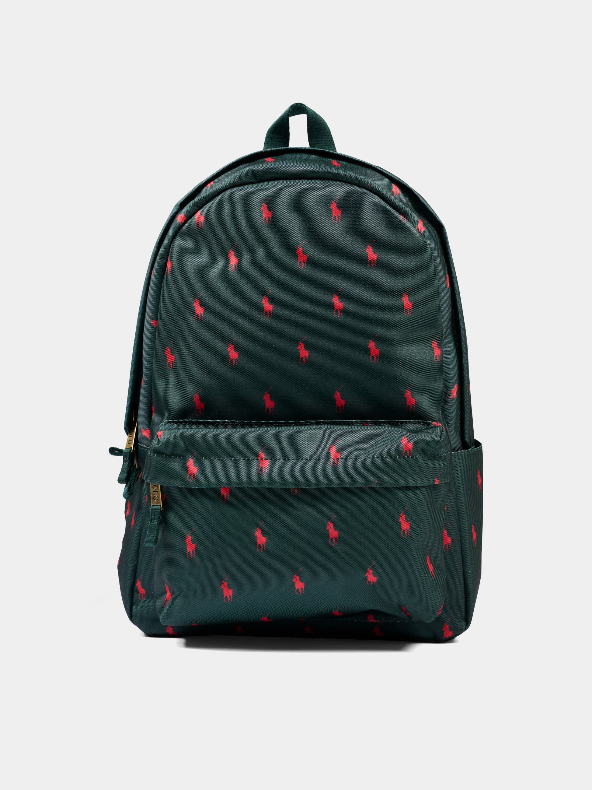 Zaino verde per bambini con Pony,Ralph Lauren Kids,9AR153 ECF
