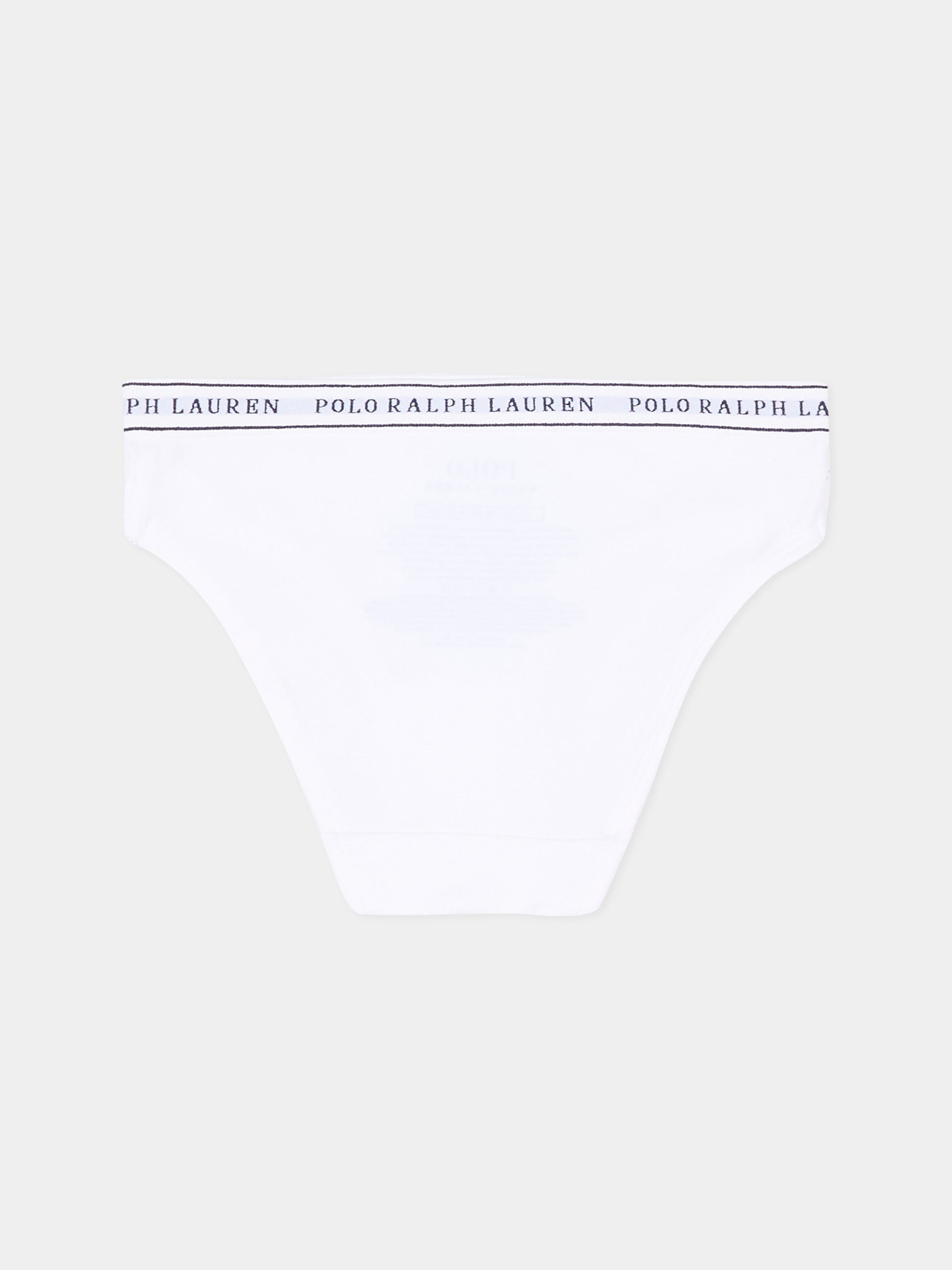 Slip multicolor per bambina con logo,Ralph Lauren Kids,4P5039 001