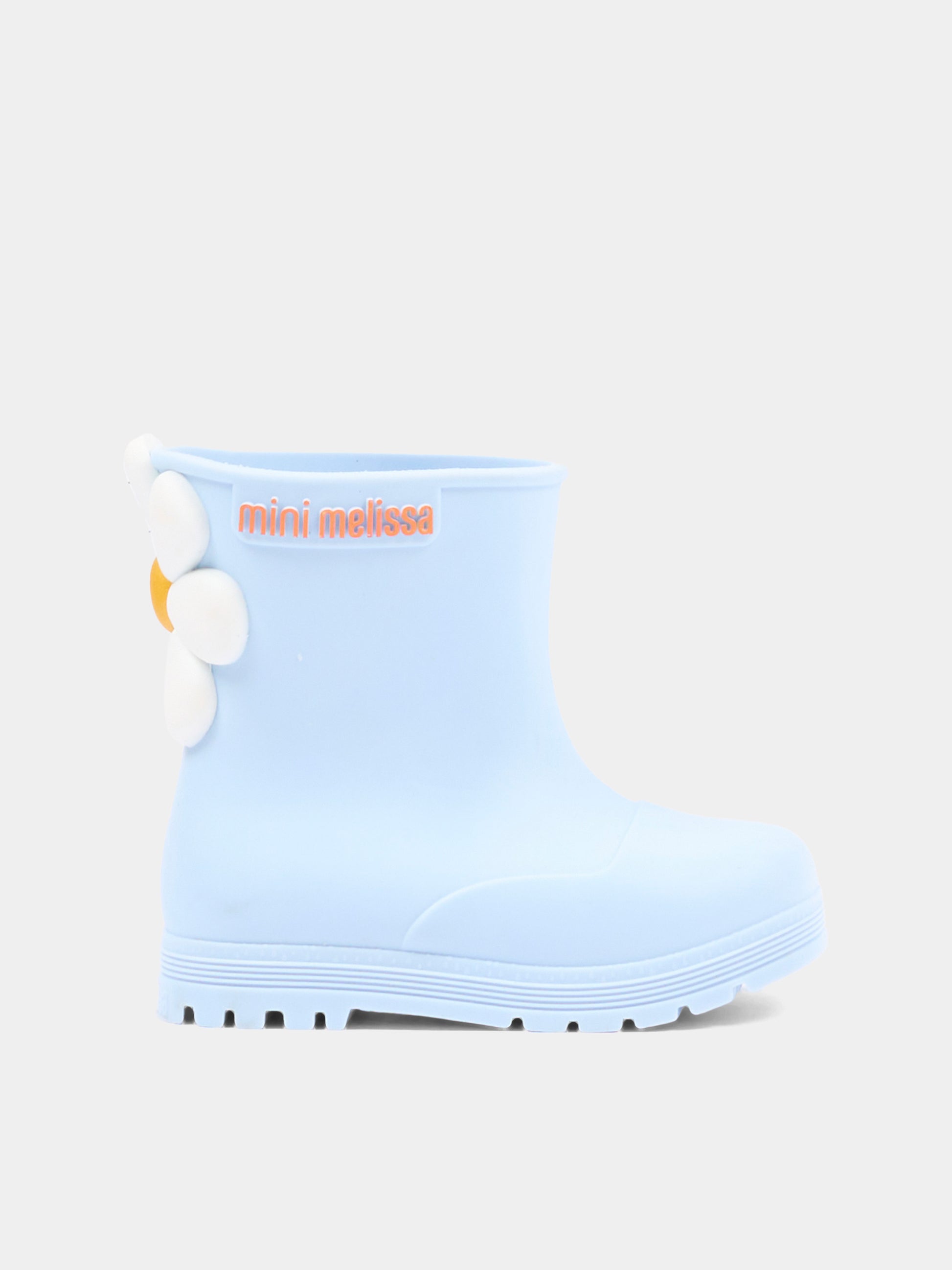 Stivali da pioggia azzurri per bambina,Mini Melissa,38061 BW306 06411