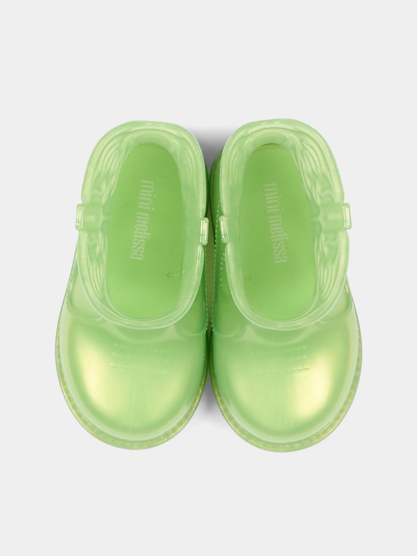 Stivali da pioggia verdi per bambina,Mini Melissa,36191 BJ550 06411