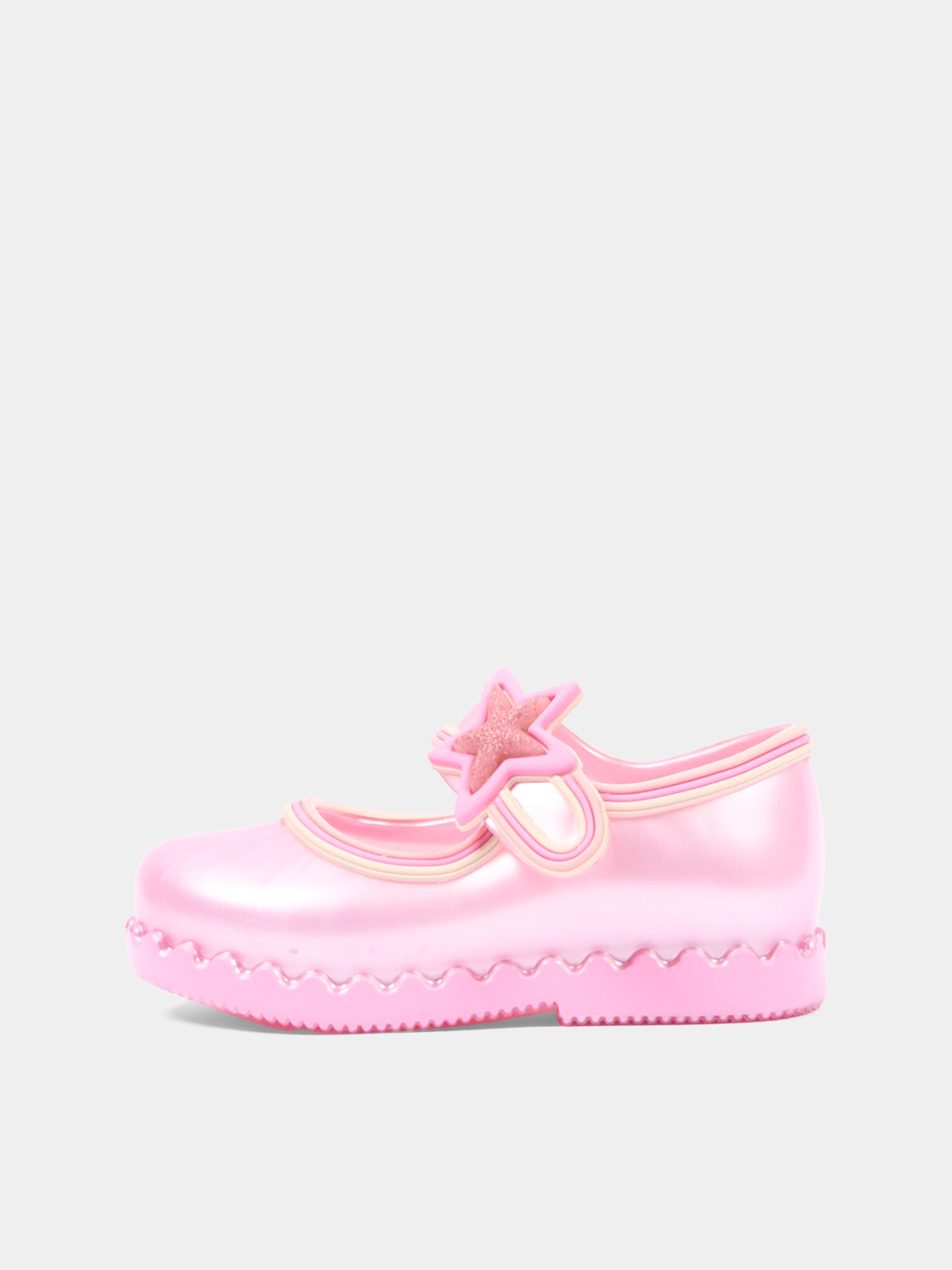 Ballerine rosa per bambina con stella,Mini Melissa,38055 BU857 06411