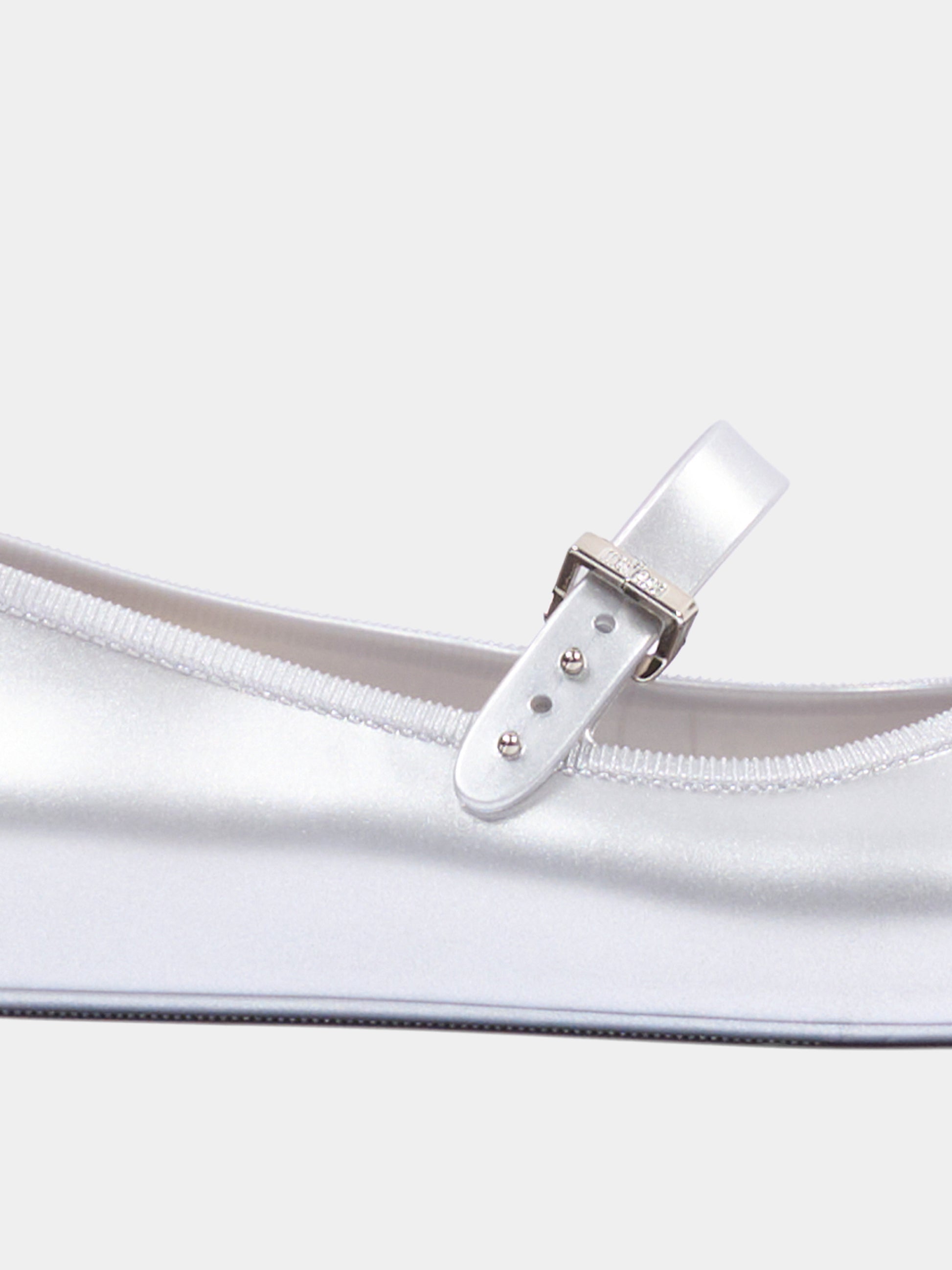 Ballerine argento per bambina con fibbia,Mini Melissa,36240 BW430 06411