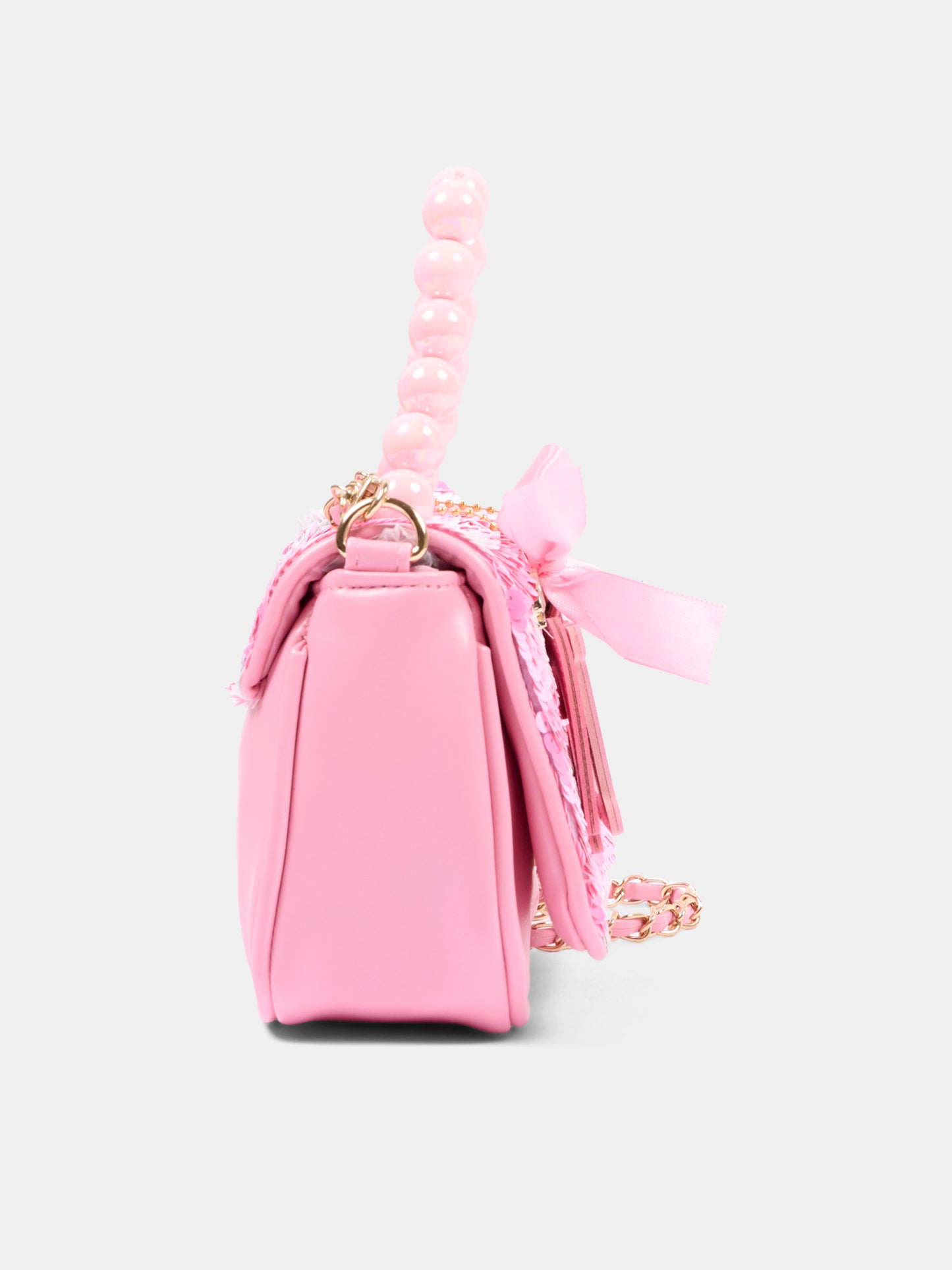 Borsa rosa per bambina con paillettes,Girabrilla,19154
