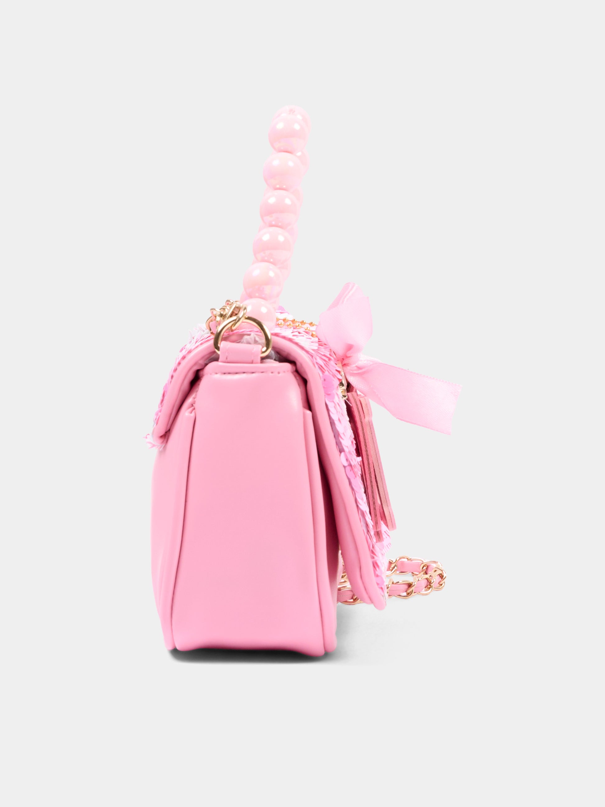 Borsa rosa per bambina con paillettes,Girabrilla,19154