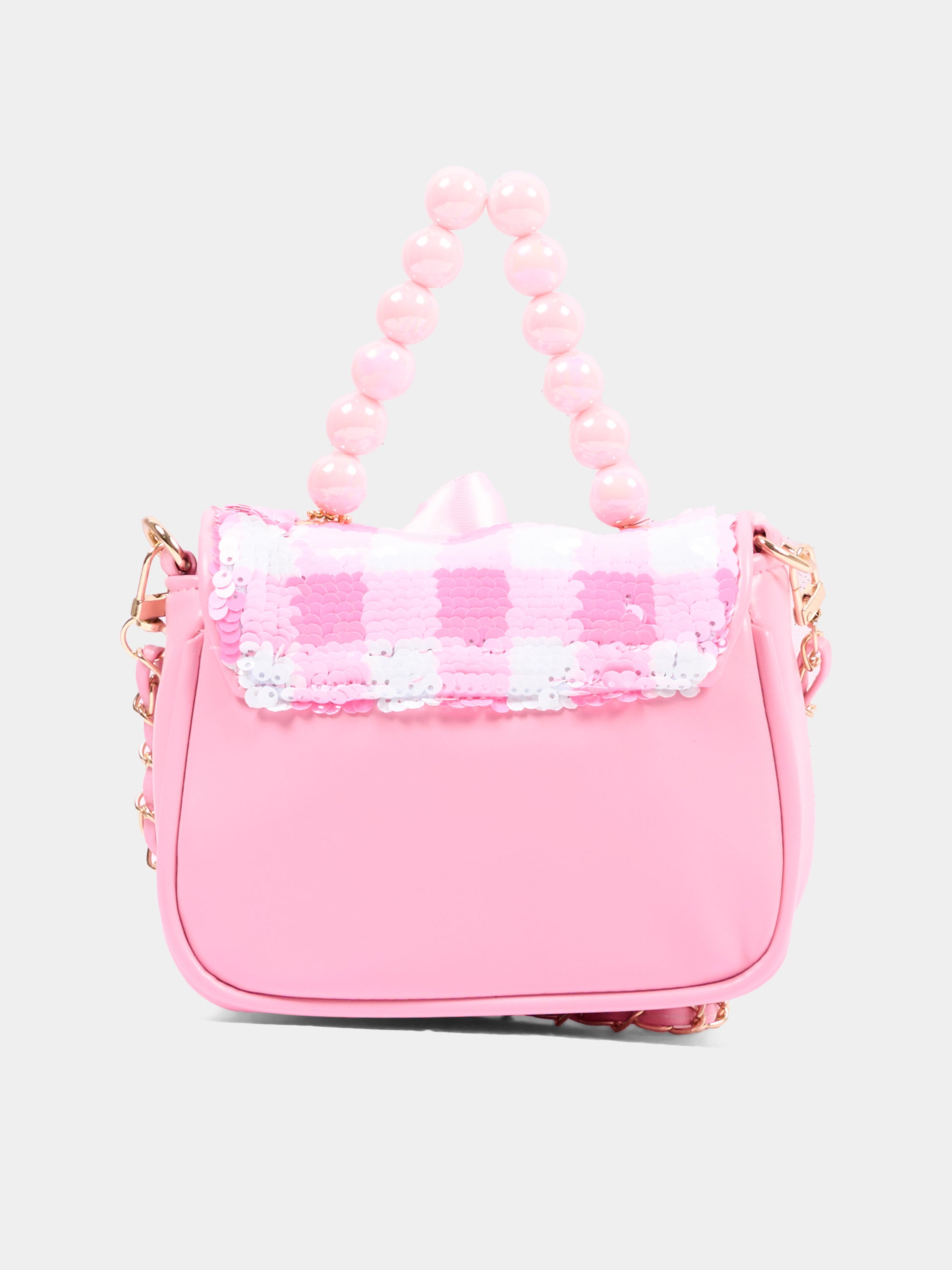 Borsa rosa per bambina con paillettes,Girabrilla,19154