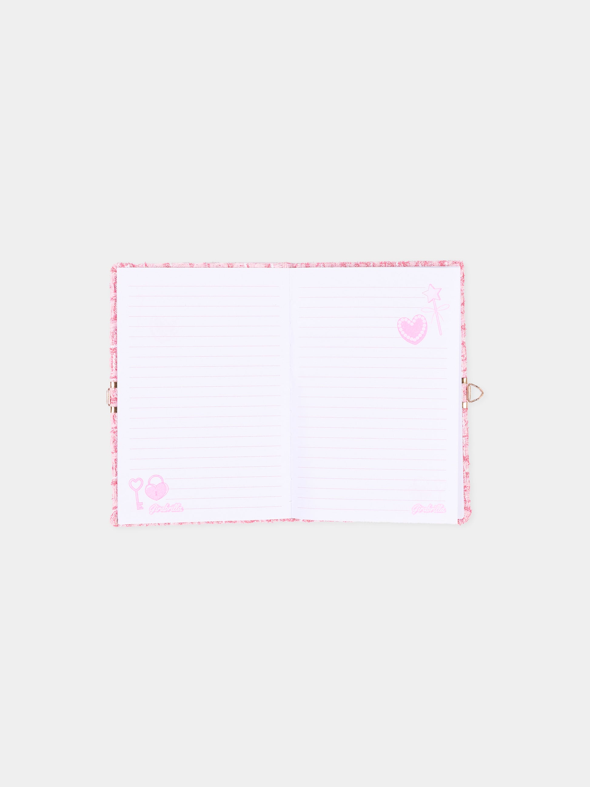 Set Accessori rosa per bambina con cuore,Girabrilla,19147