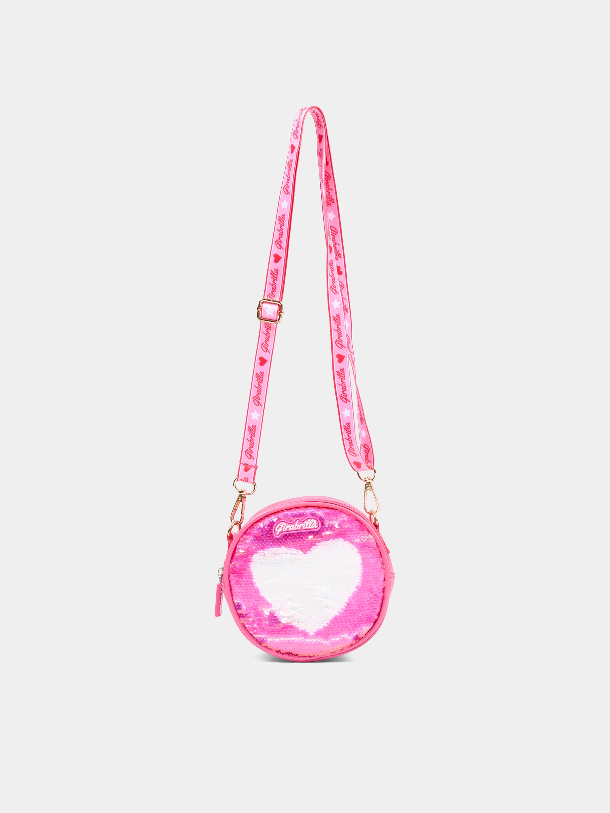 Borsa rosa per bambina con cuore,Girabrilla,19090