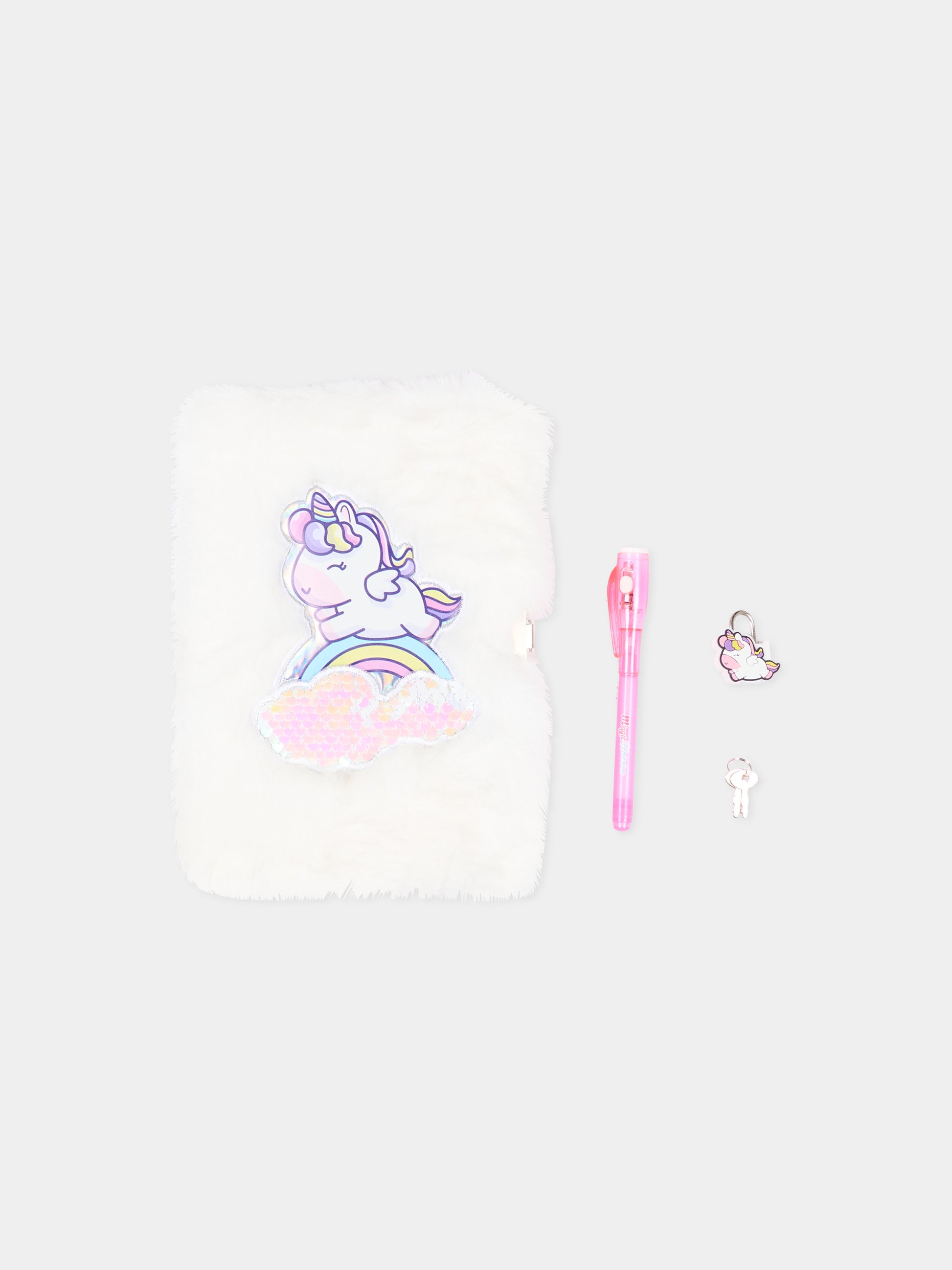 Set Accessori bianco per bambina con unicorno,Girabrilla,16100