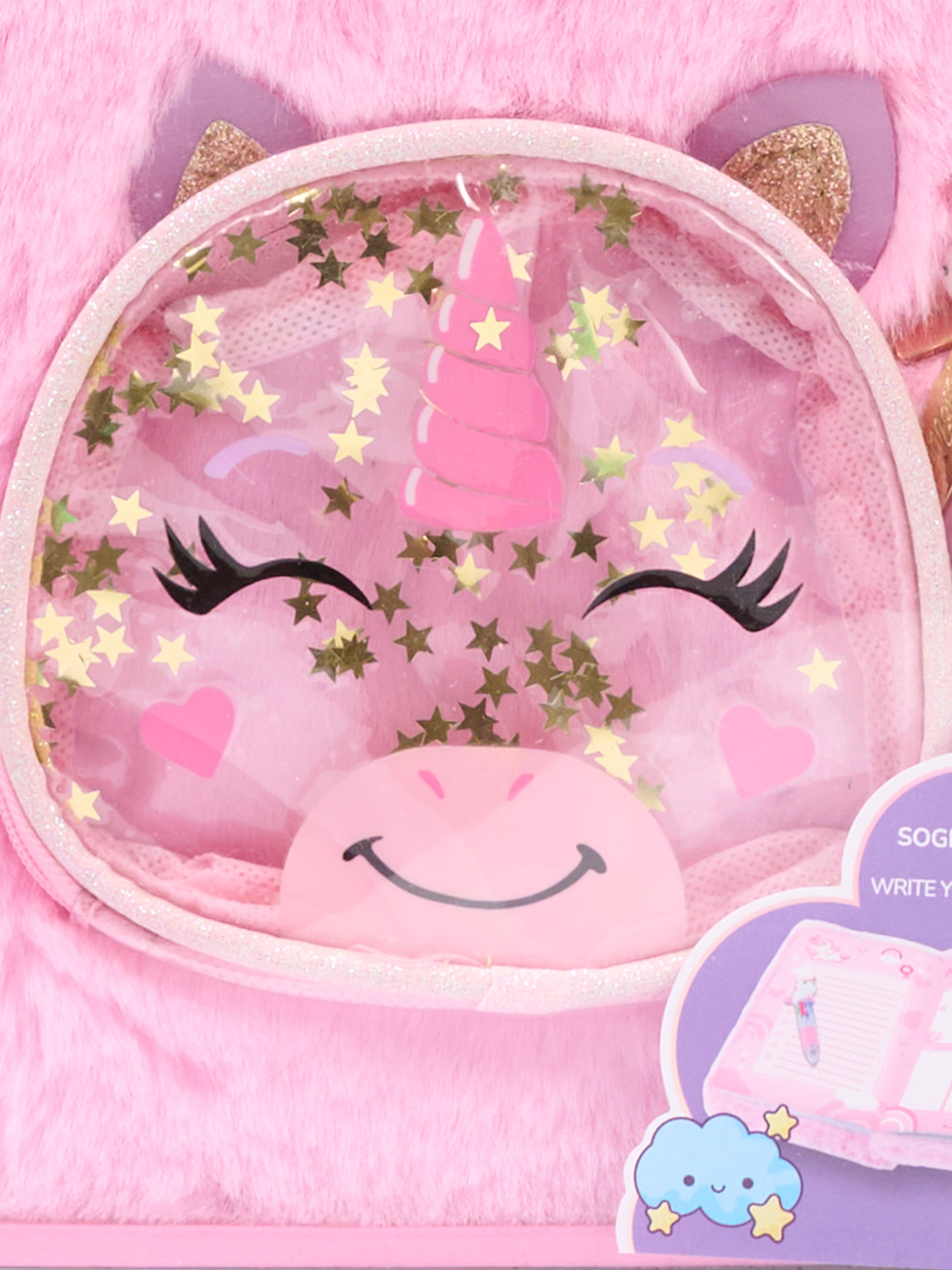 Set Accessori rosa per bambina con unicorno,Girabrilla,16013