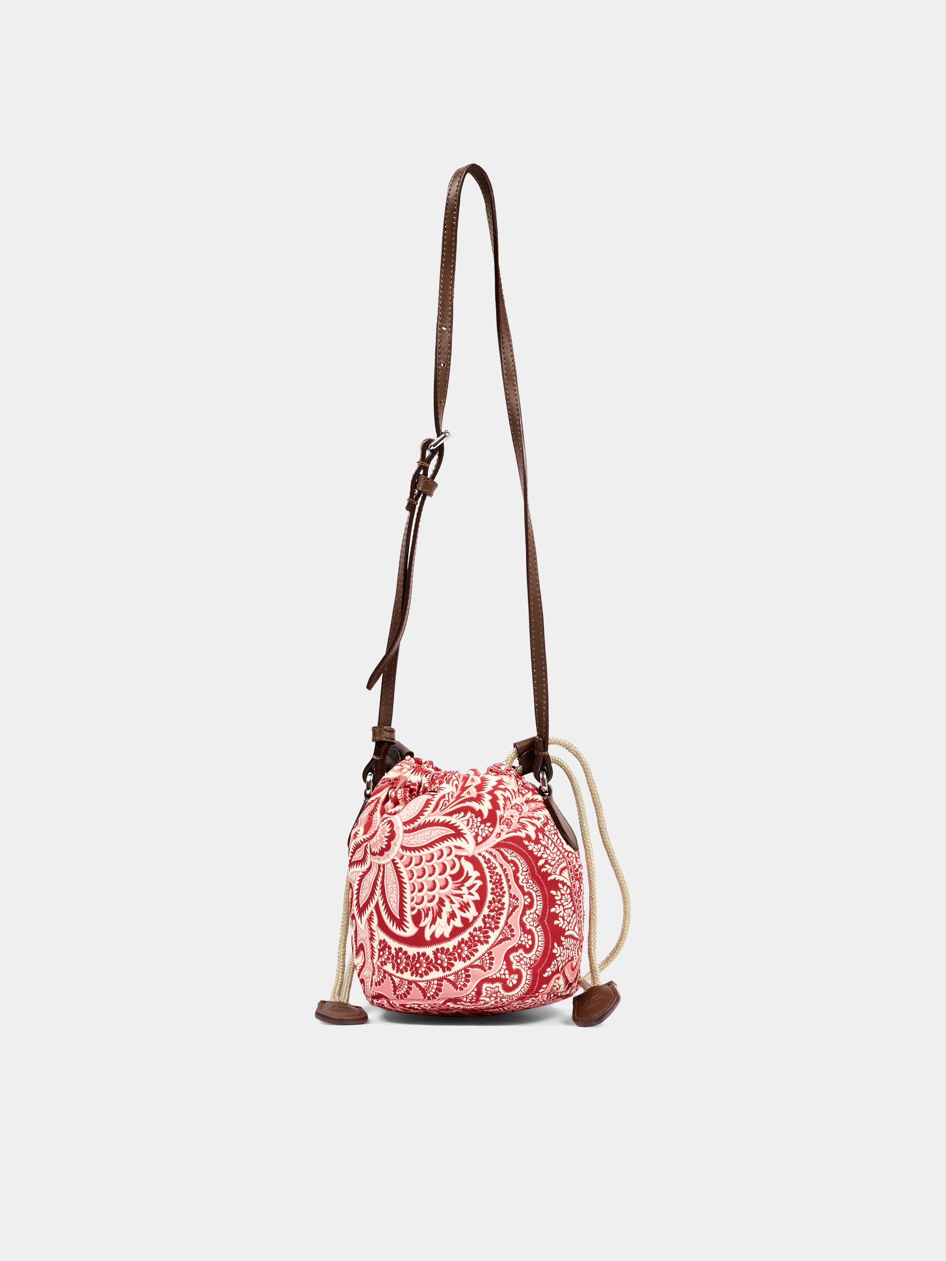 Borsa casual bordeaux per bambina con stampa paisley,Etro,GX0B08 N0369 416RS