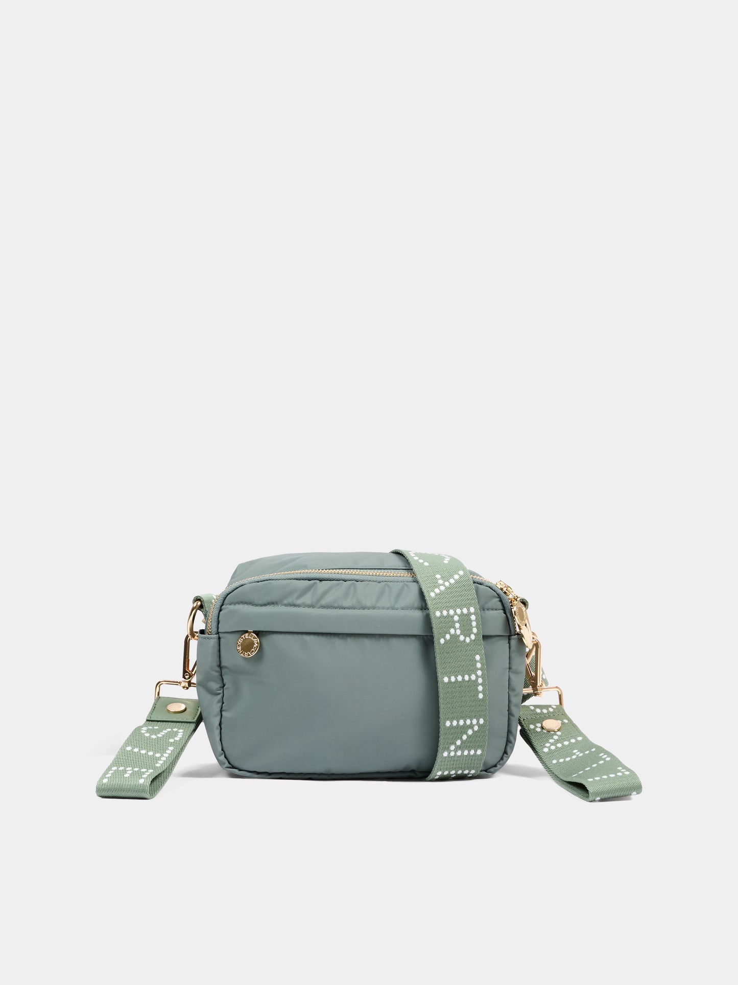 Borsa verde per neonati con logo,Stella Mccartney Kids,TX0558 Z0537 760