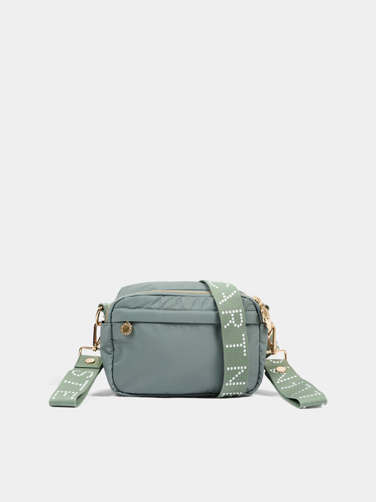 Borsa verde per bambina con logo,Stella Mccartney Kids,TX0558 Z0537 760