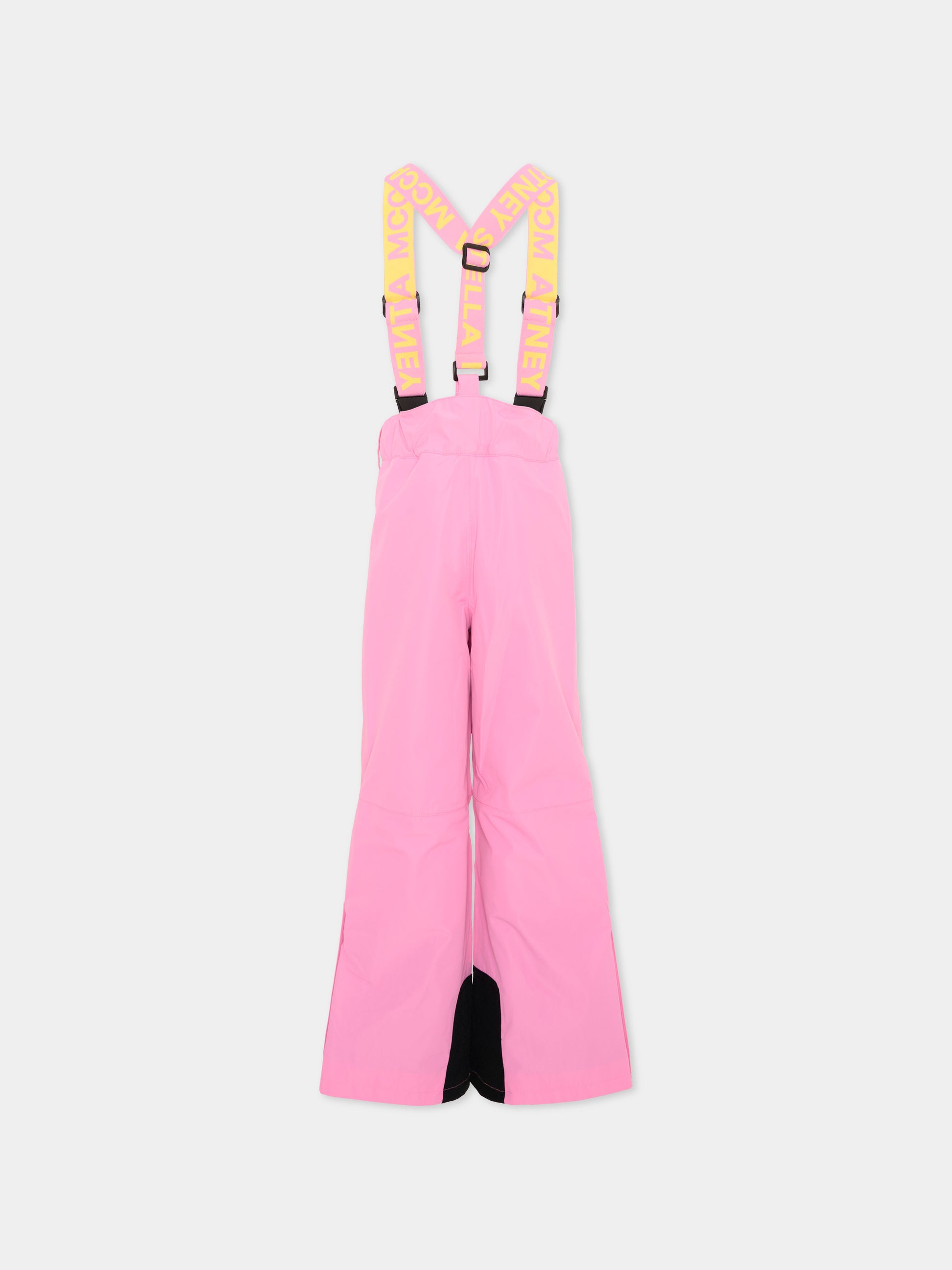 Pantaloni da neve rosa per bambina con cuori,Stella Mccartney Kids,TX6D80 Z0432 552