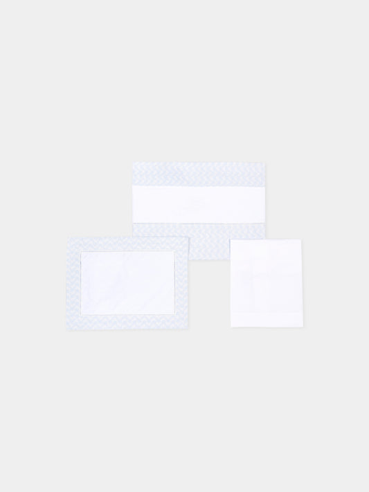Lenzuola celeste per neonato con Pegaso,Etro,GU0670 P0425 685CE