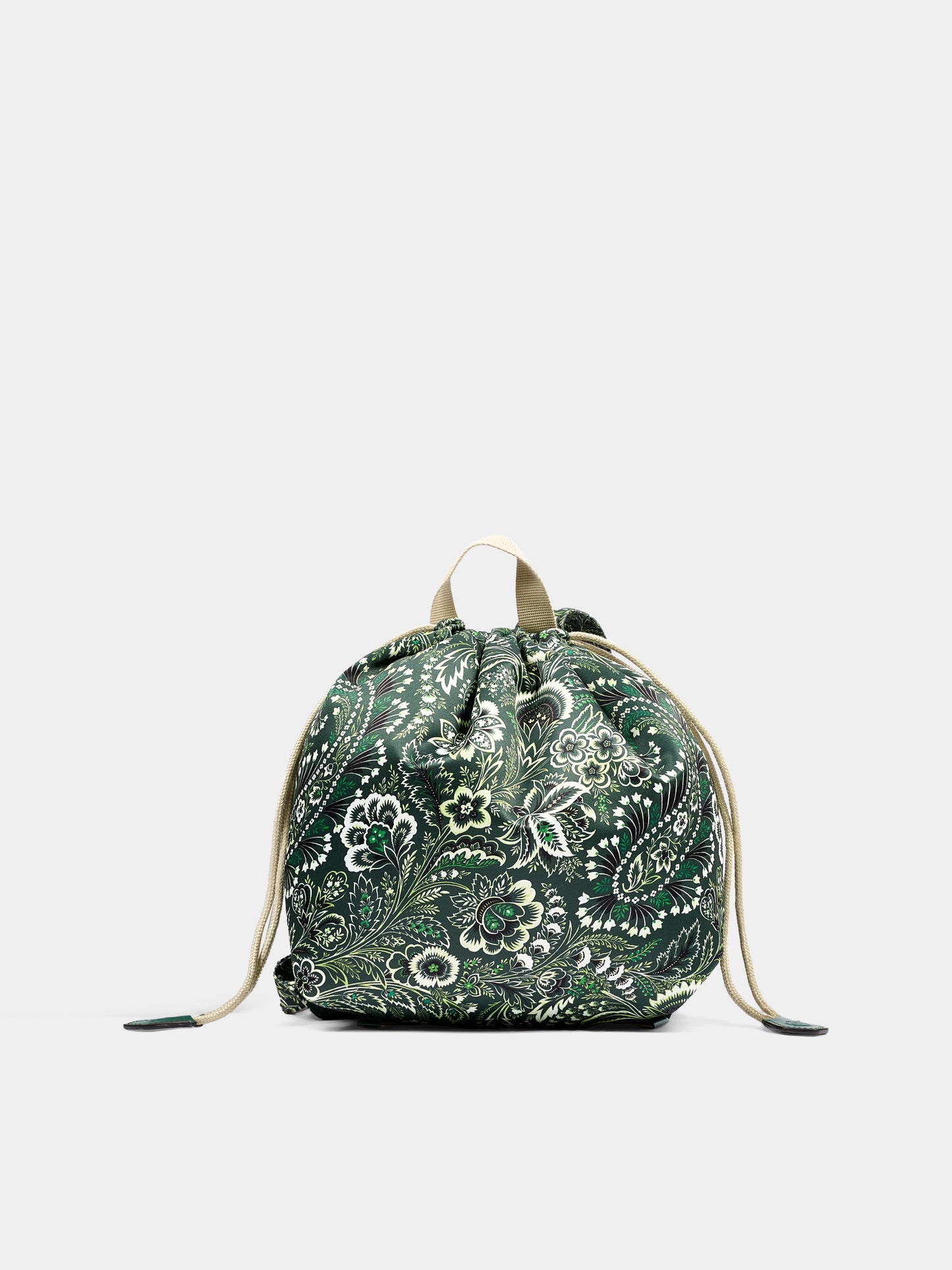 Zaino verde per bambina con stampa paisley,Etro,GU0Q68 Z2281 719AV