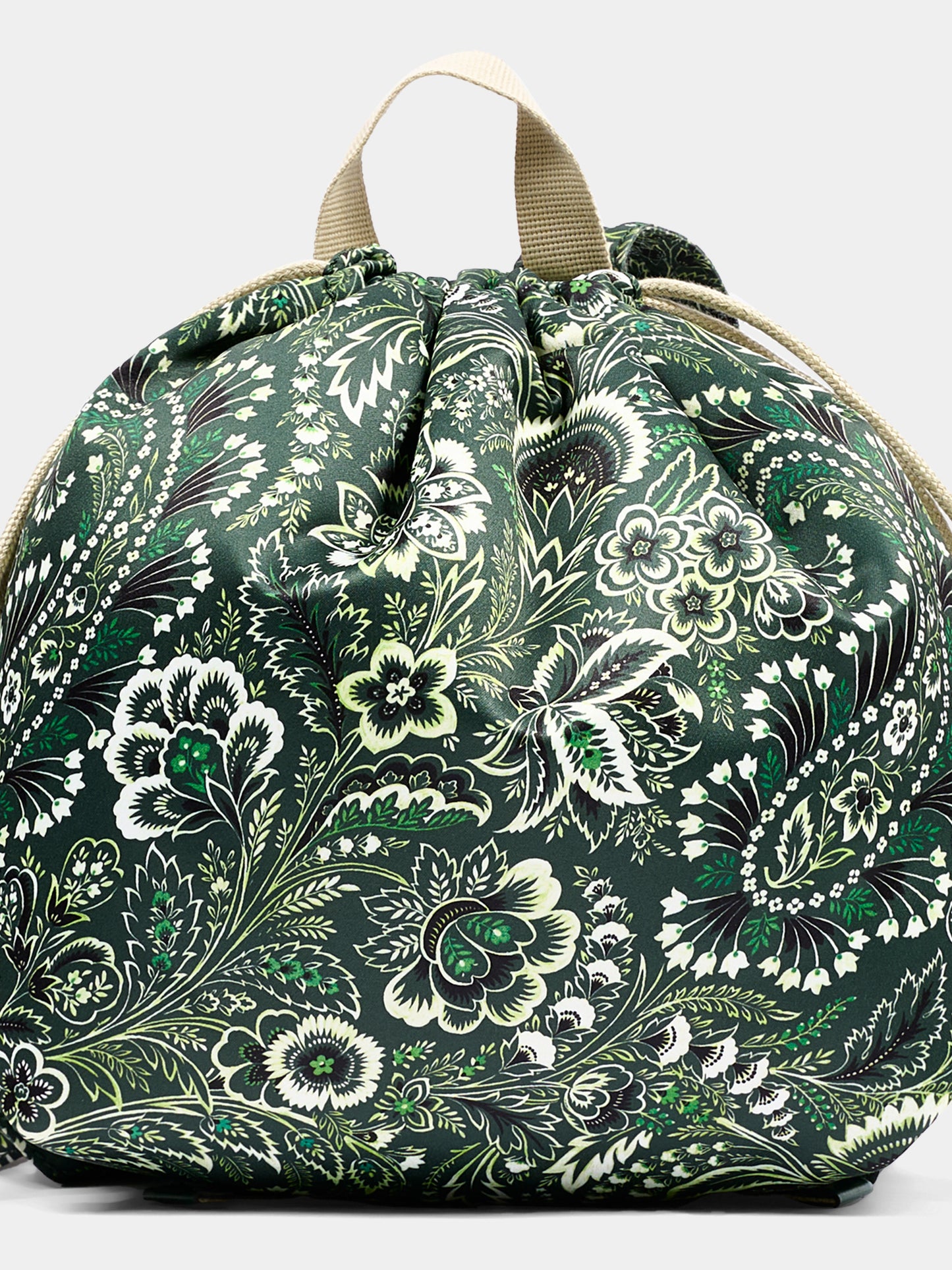 Zaino verde per bambina con stampa paisley,Etro,GU0Q68 Z2281 719AV