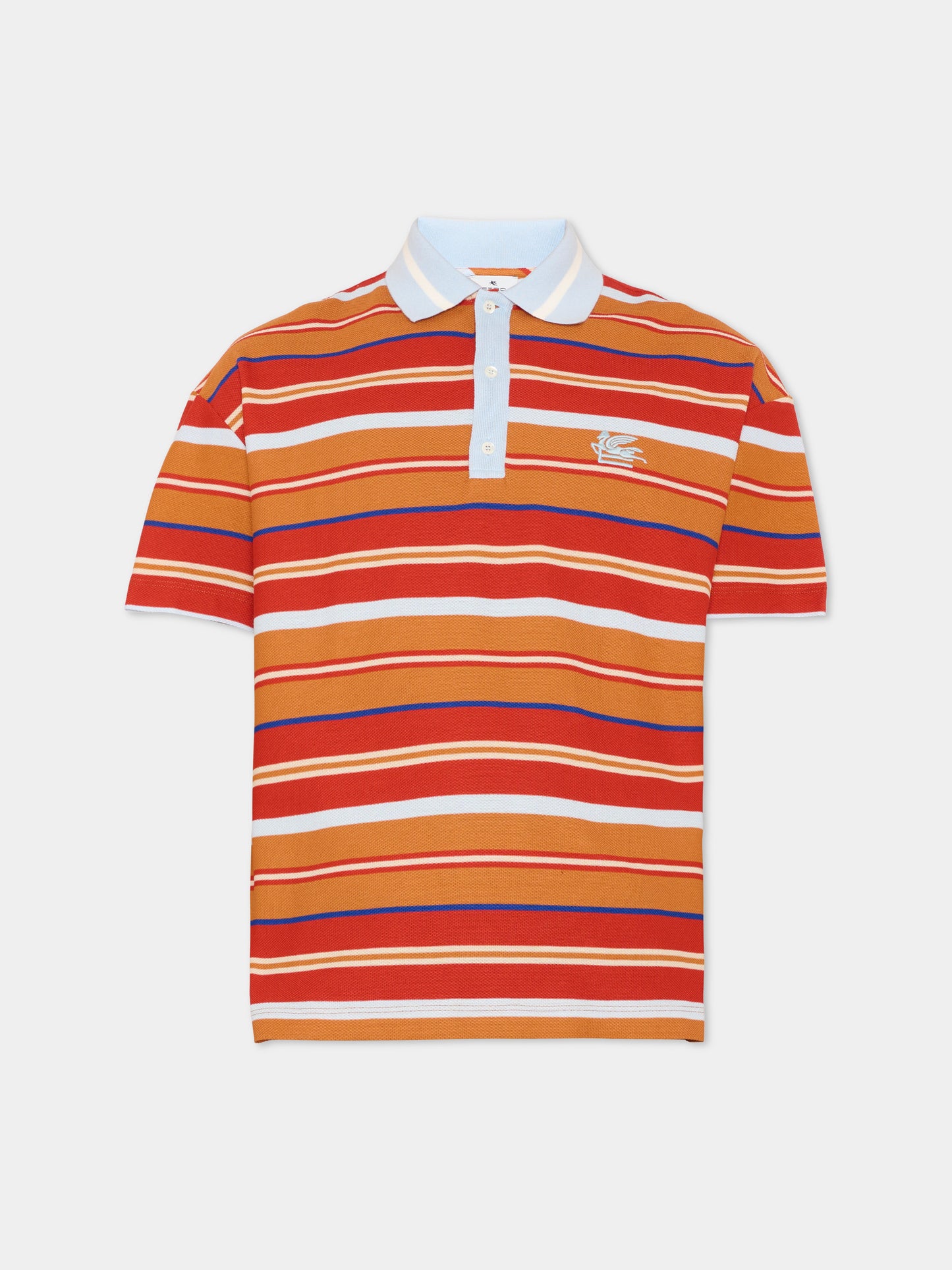 Polo rossa per bambino con Pegaso,Etro,GU8P61 J0385 410AR