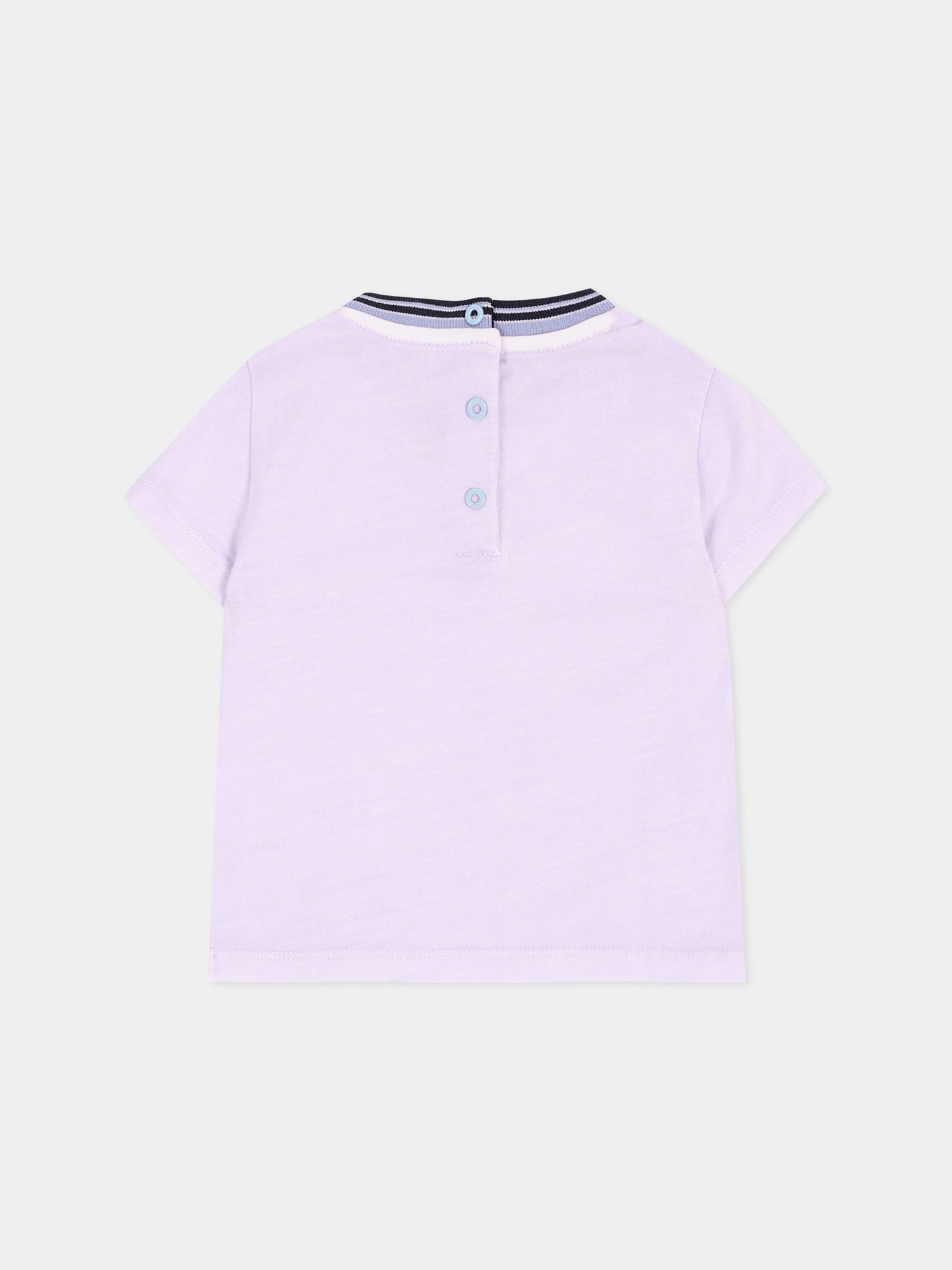 T-Shirt lilla per neonata con Pegaso,Etro,GV8551 Z2377 603