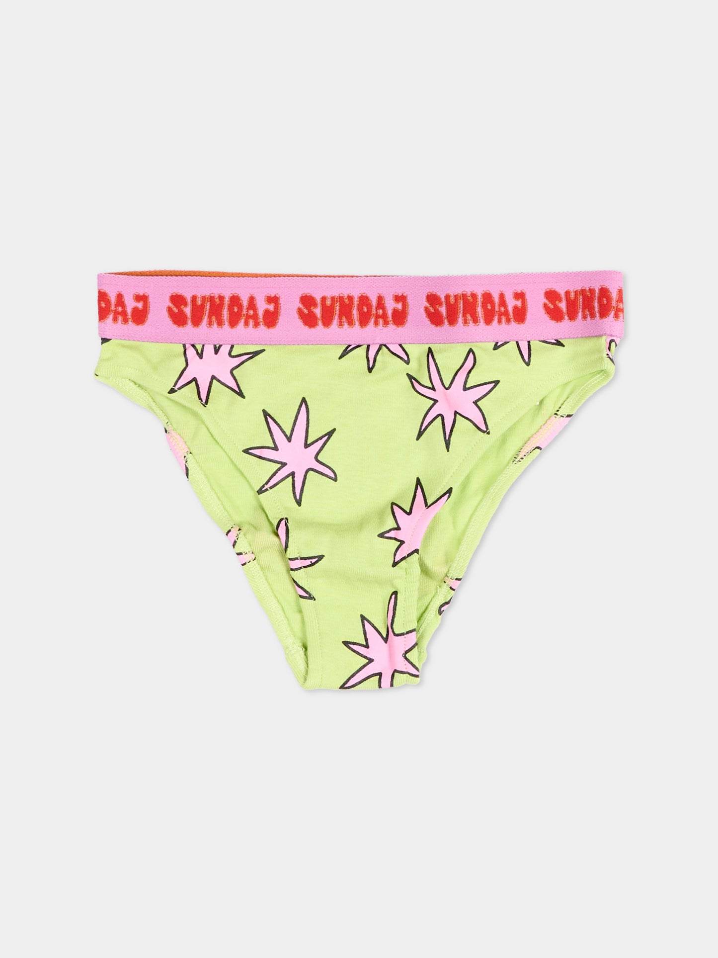 Slip multicolor per bambina con stelle,Stella Mccartney Kids,TV0A49 Z2313 999MC