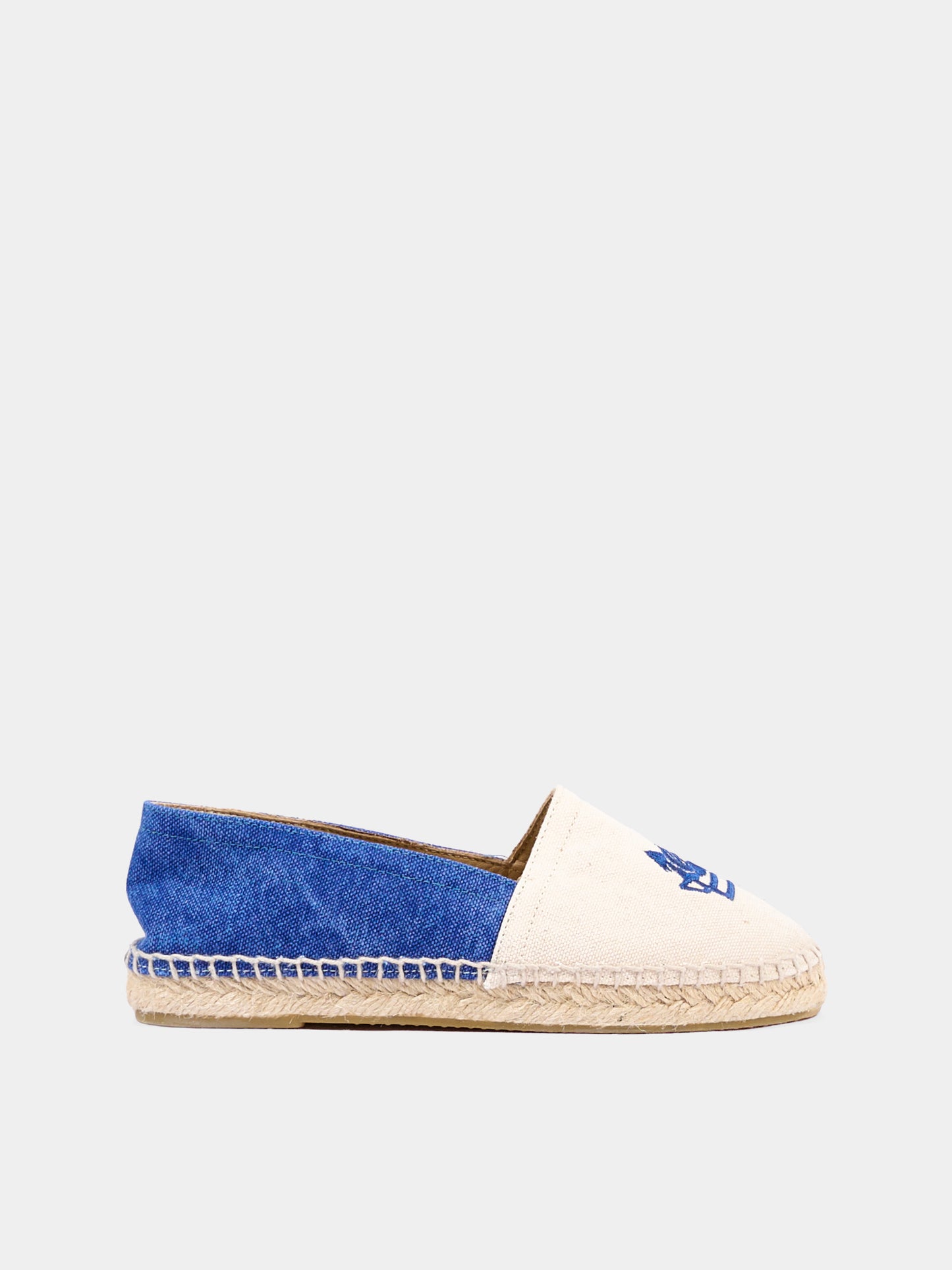 Espadrillas avorio per bambini con Pegaso,Etro,GW0P96 Z2921 105CE